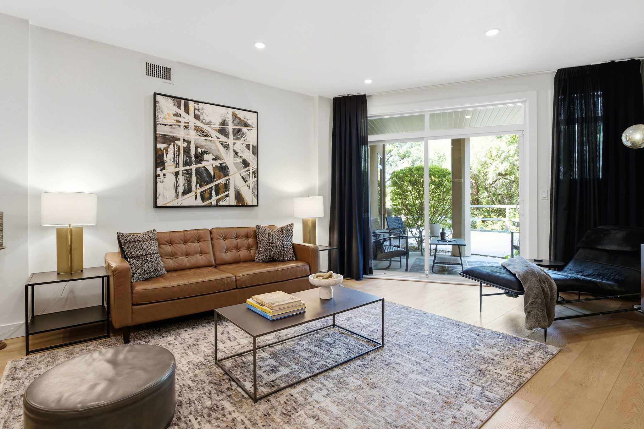 Living Room | Discovery Bay 108 in Kelowna, British Columbia by Luxus Vacation Properties