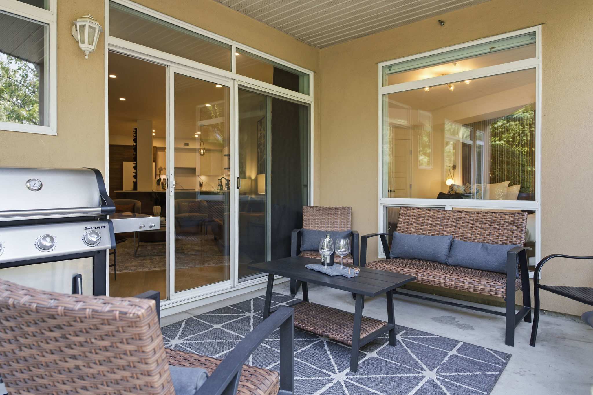 Patio | Discovery Bay 108 in Kelowna, British Columbia by Luxus Vacation Properties