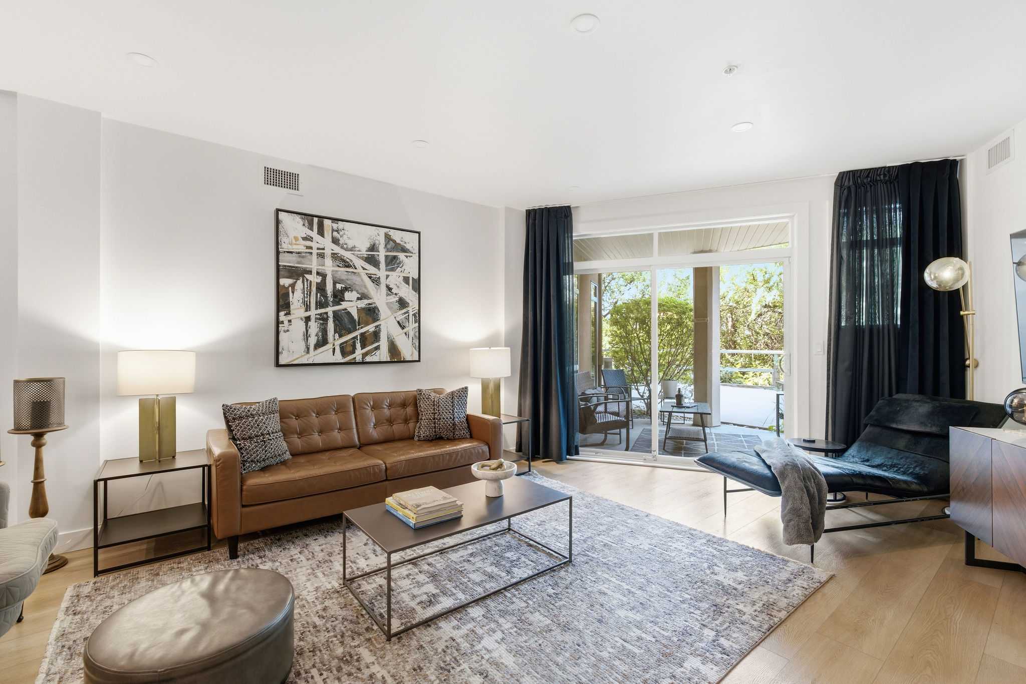 Living Room | Discovery Bay 108 in Kelowna, British Columbia by Luxus Vacation Properties