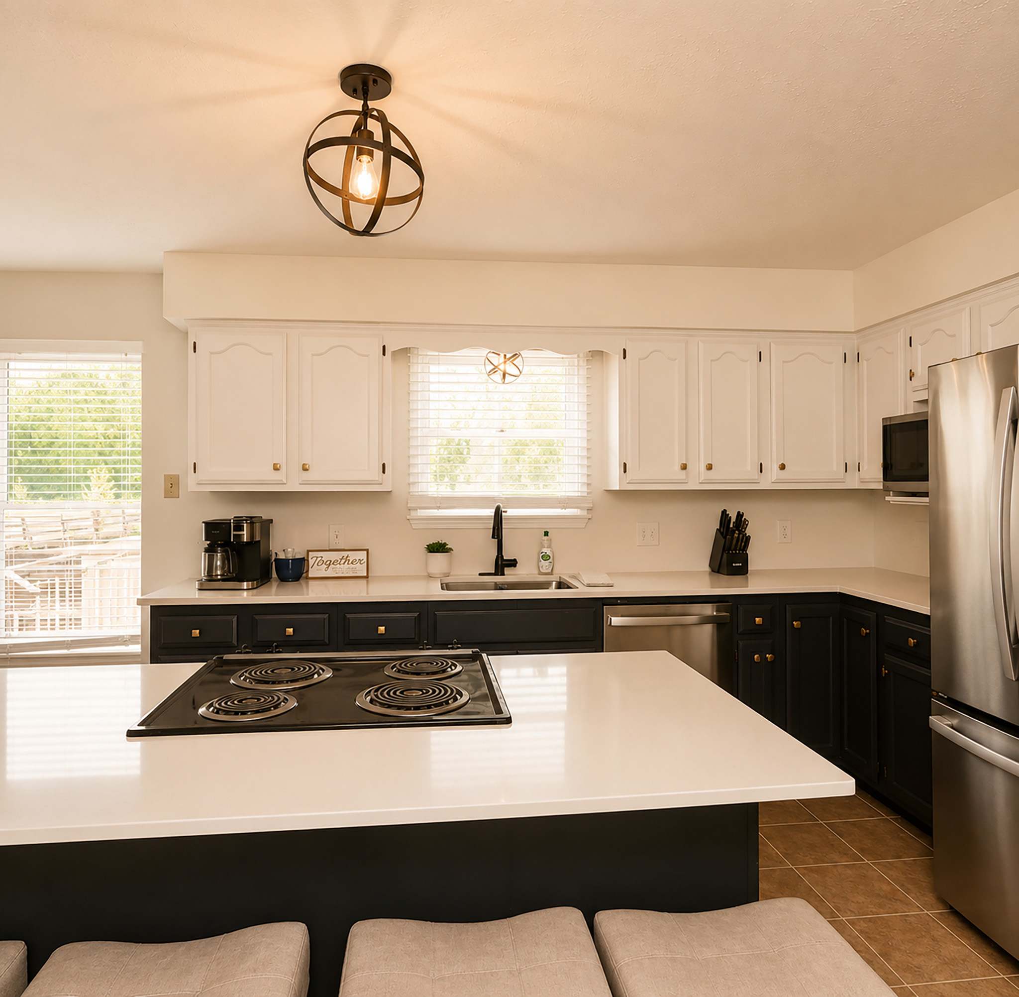 Fully equipped kitchen
