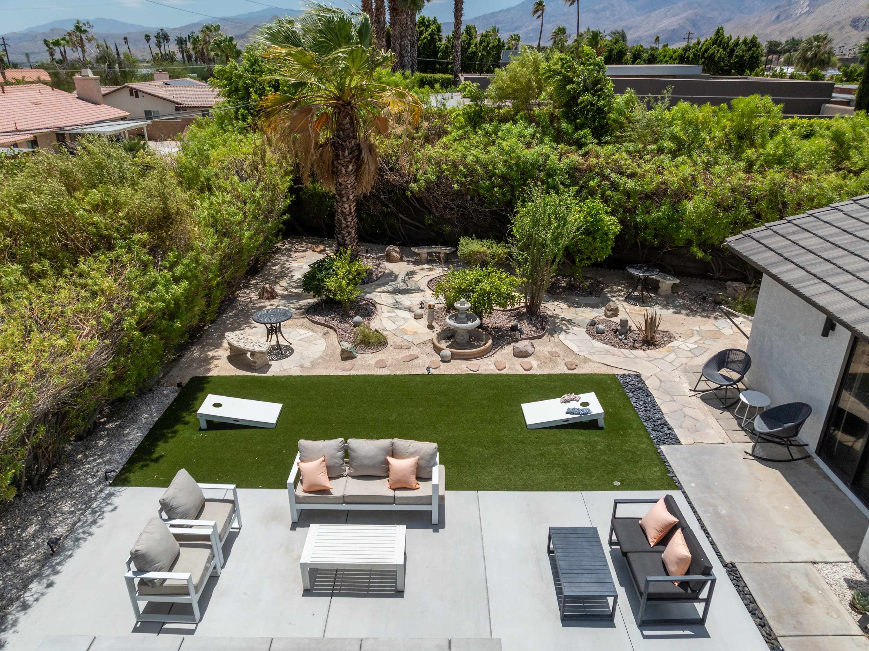 Aerial Backyard View