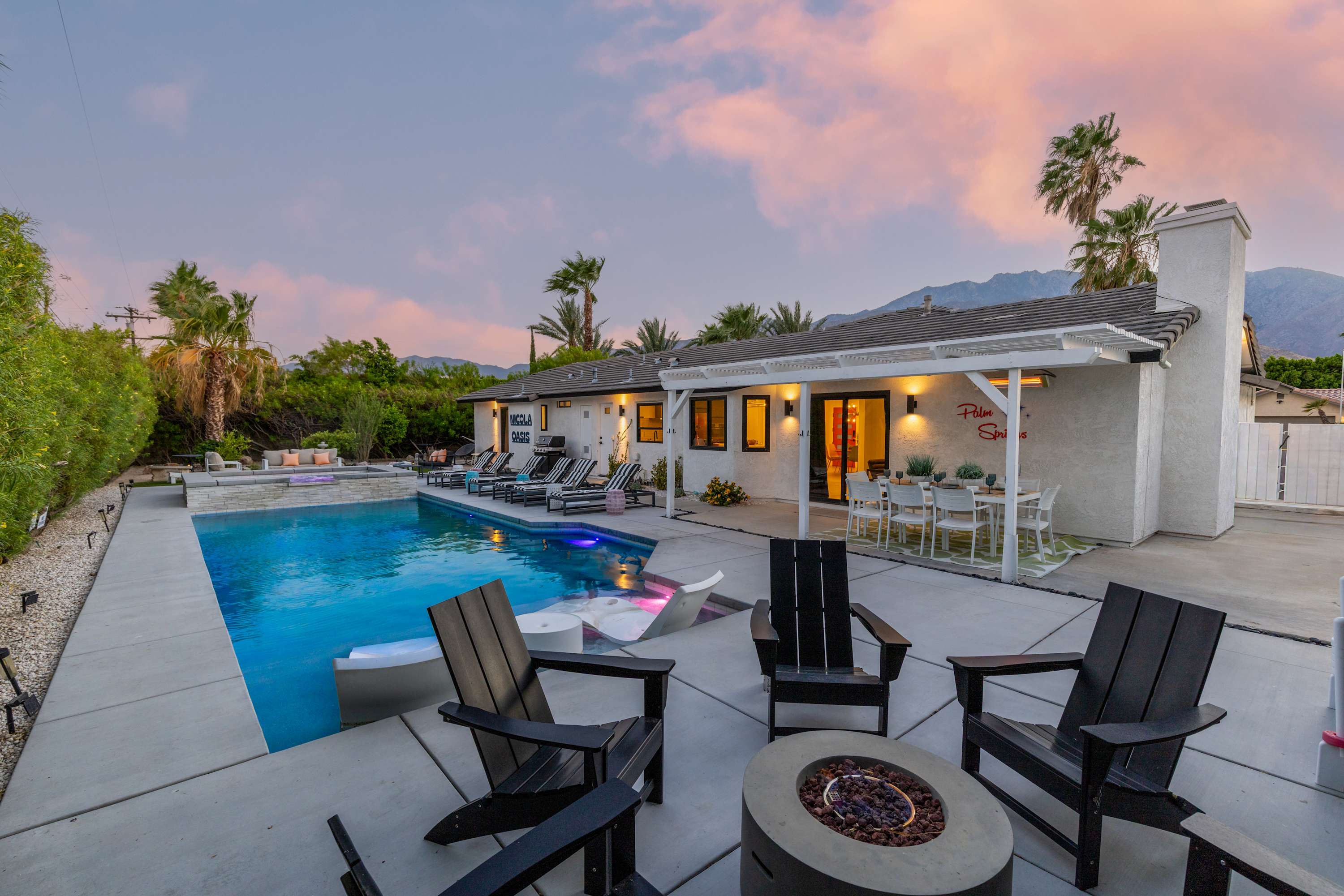 Evening Backyard View