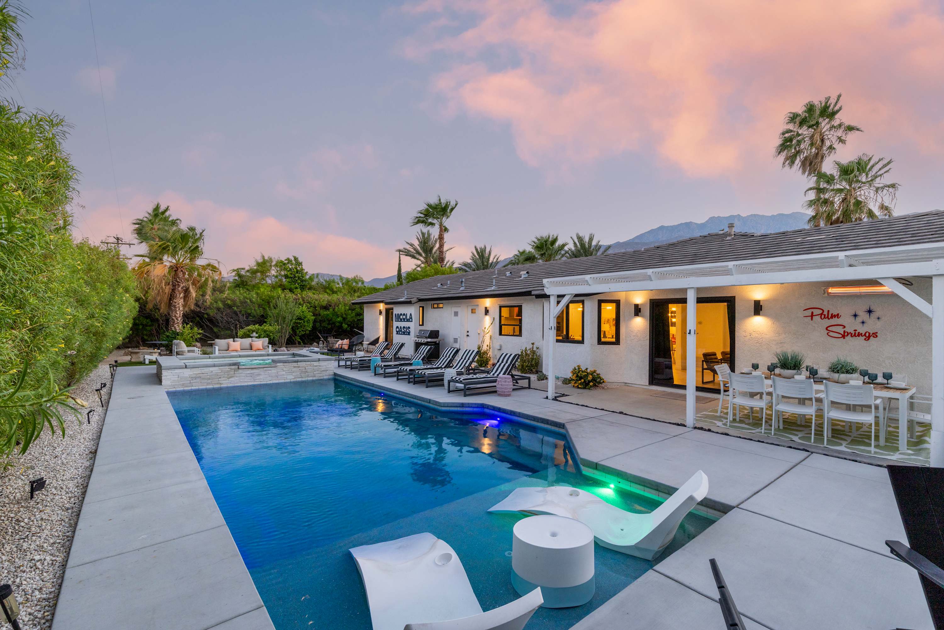 Evening Backyard View