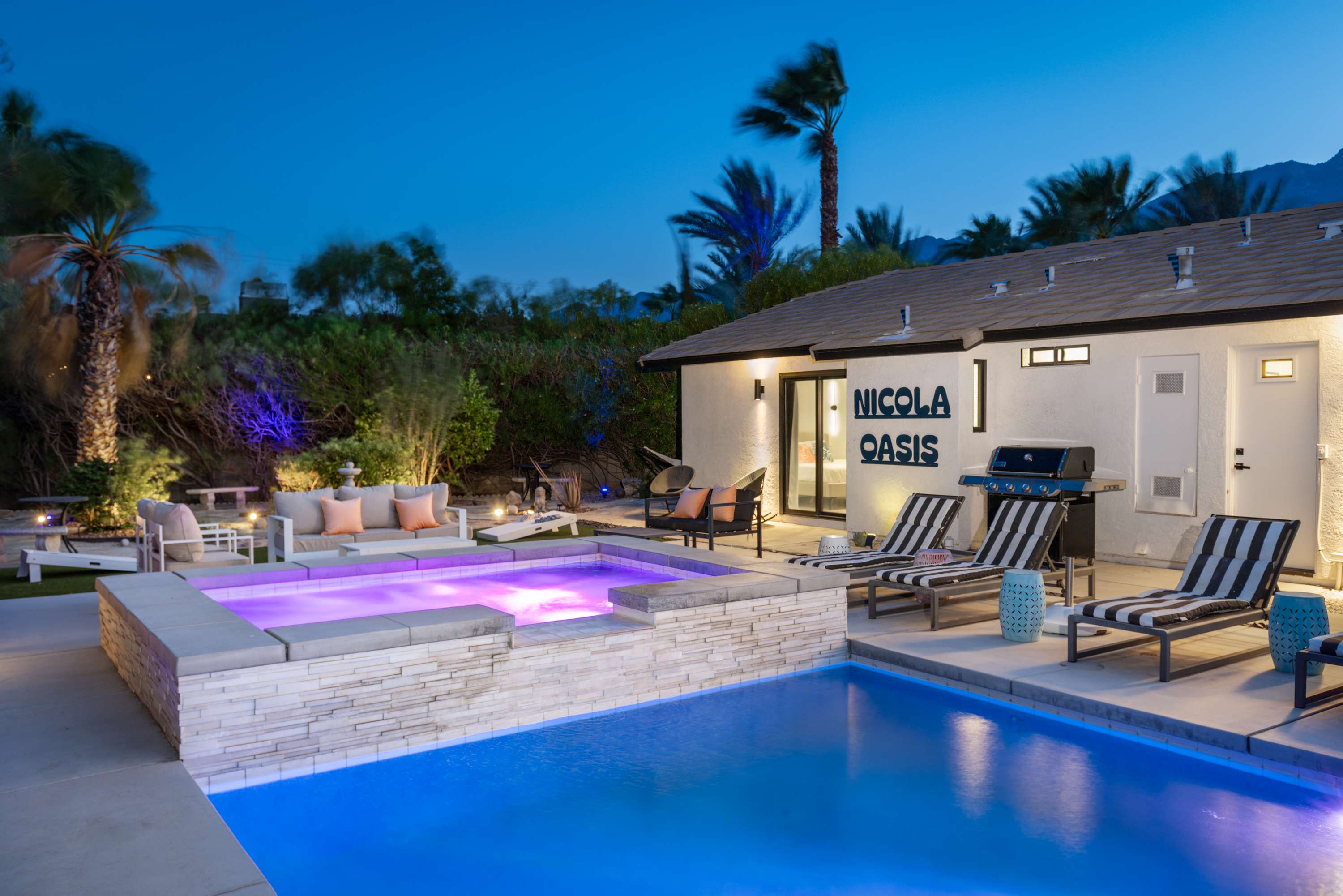 Evening Backyard View