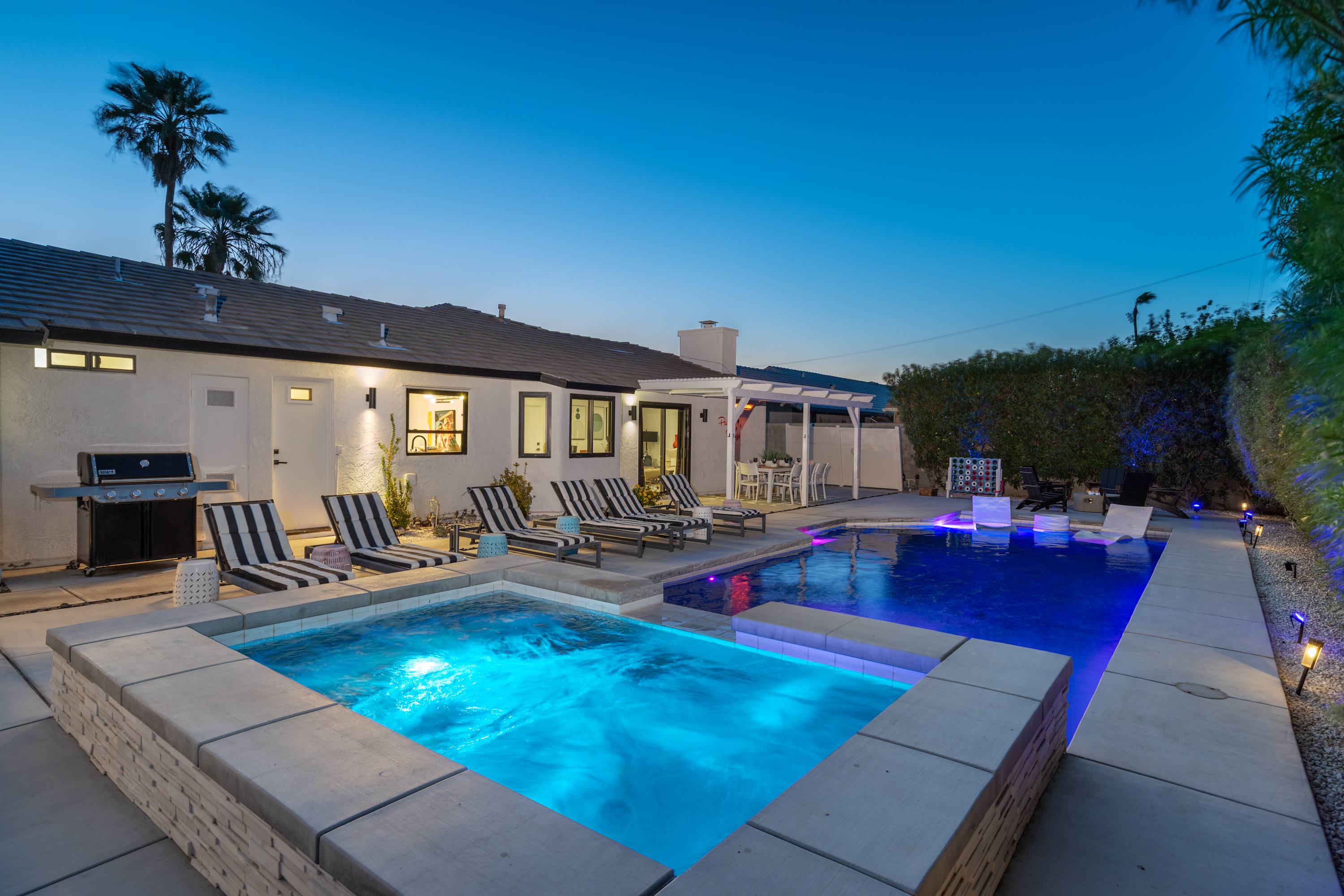 Evening Backyard View