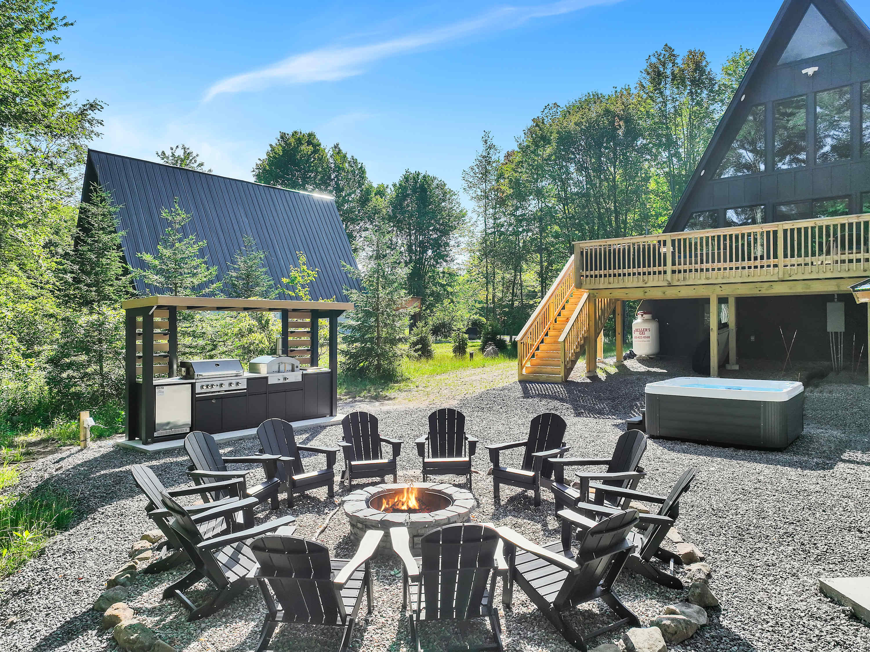 A-Frame Cabin | Hot Tub | Sauna | Near Lake & Ski