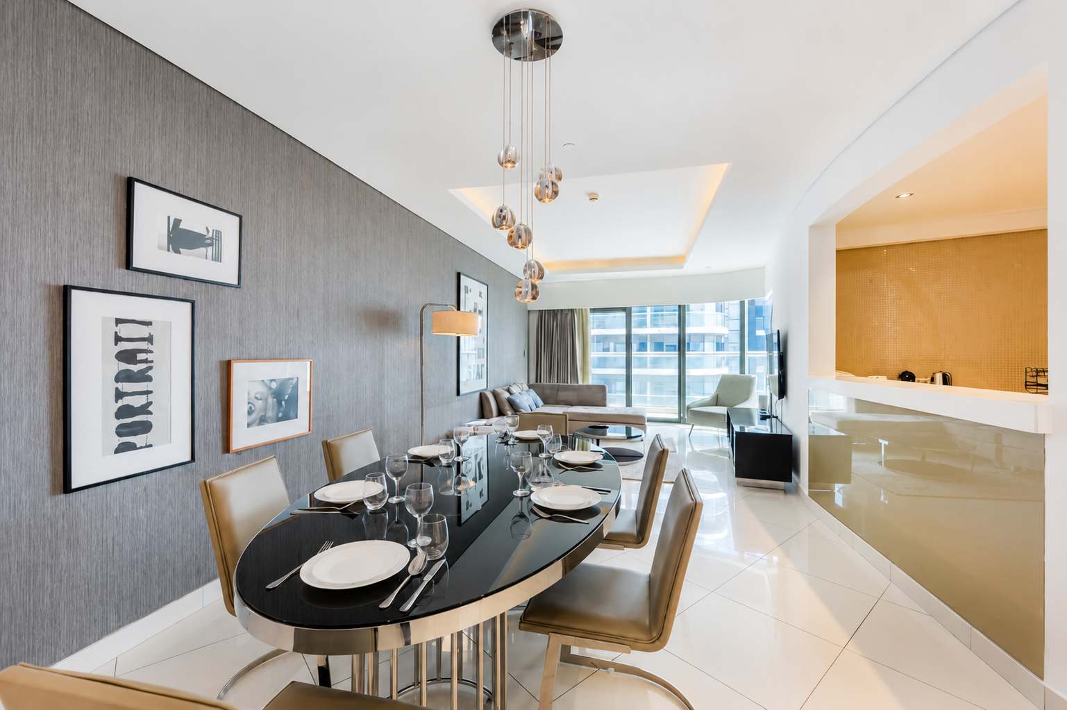 Luxury 3BR Apartment with Pool & Gym in Dubai - Image 5
