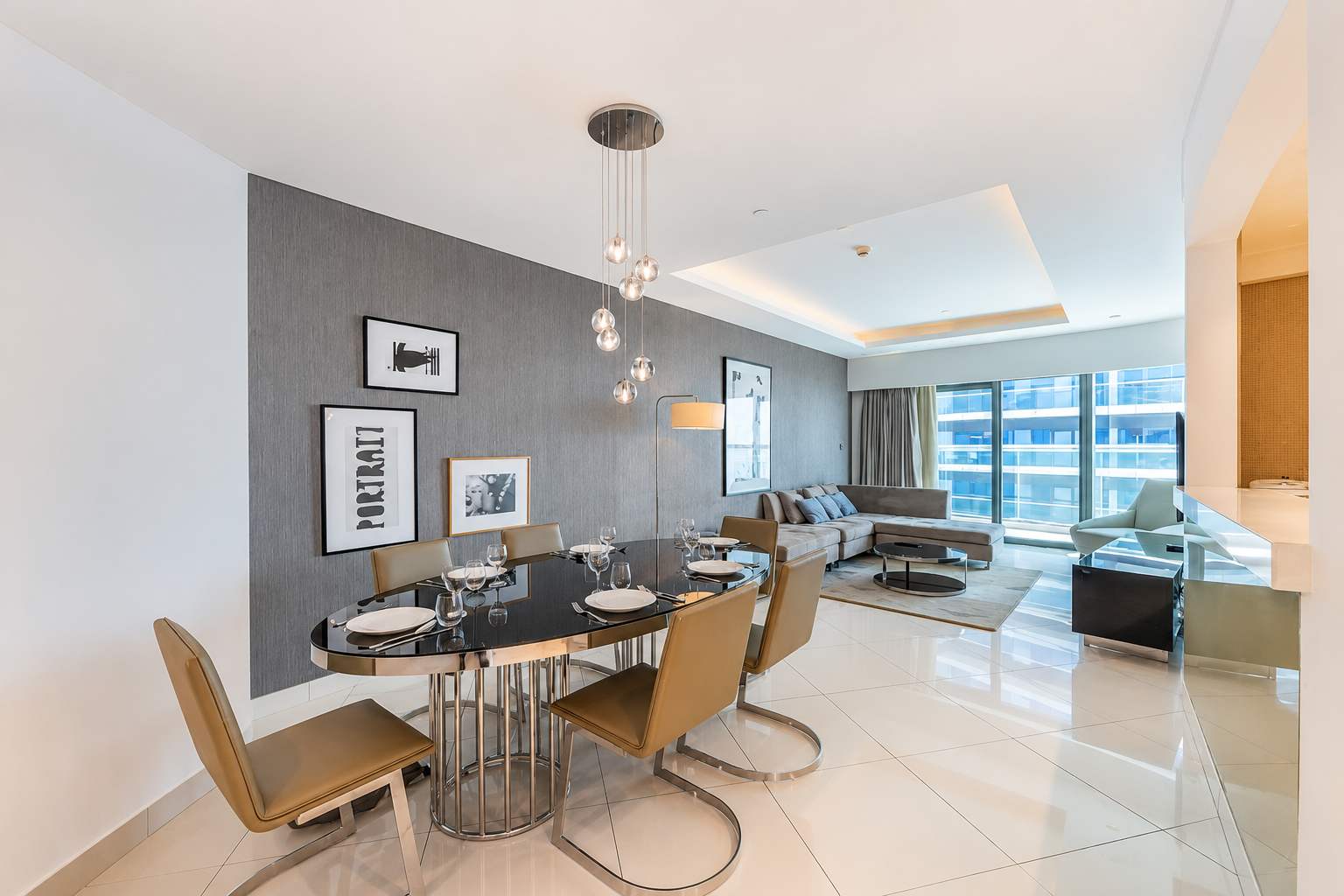 Luxury 3BR Apartment with Pool & Gym in Dubai - Image 4