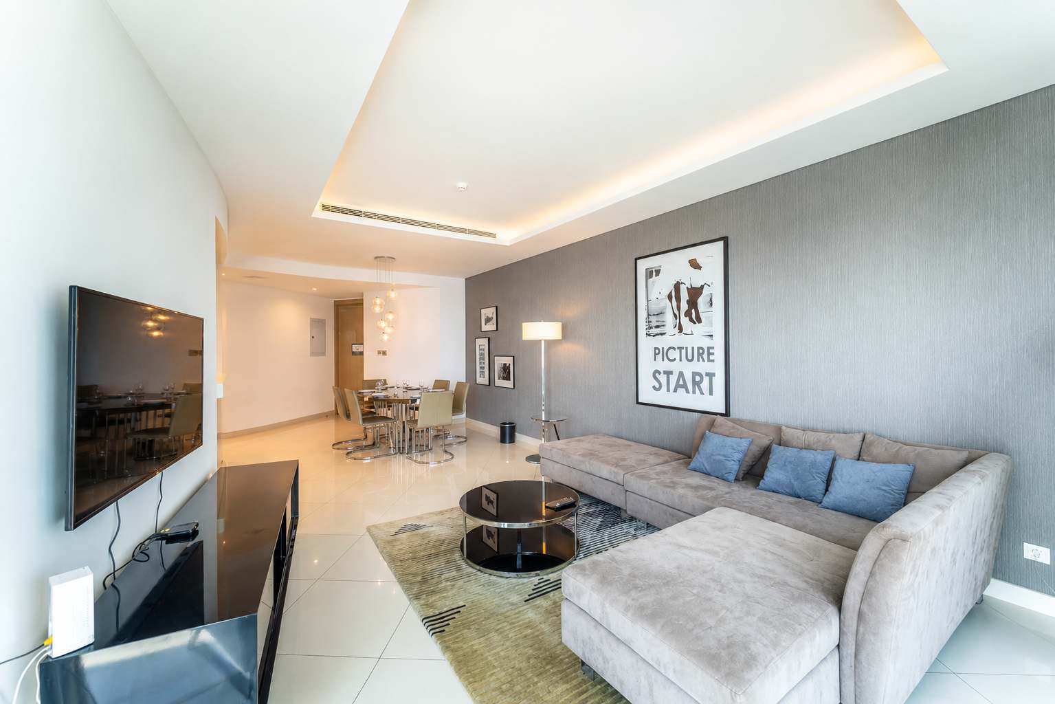 Luxury 3BR Apartment with Pool & Gym in Dubai - Image 2