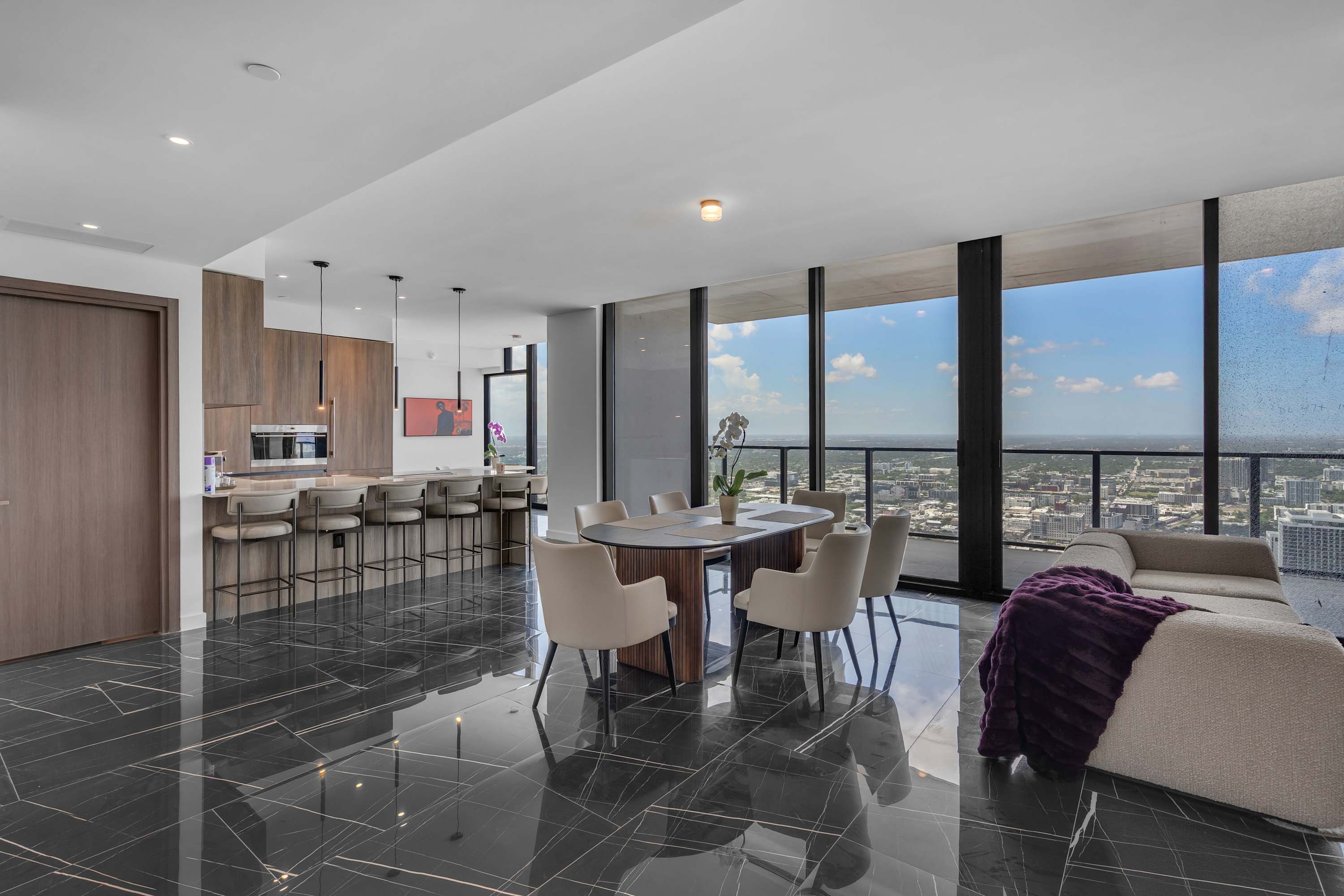 Make mealtime memories together at the formal dining table, seating 6​