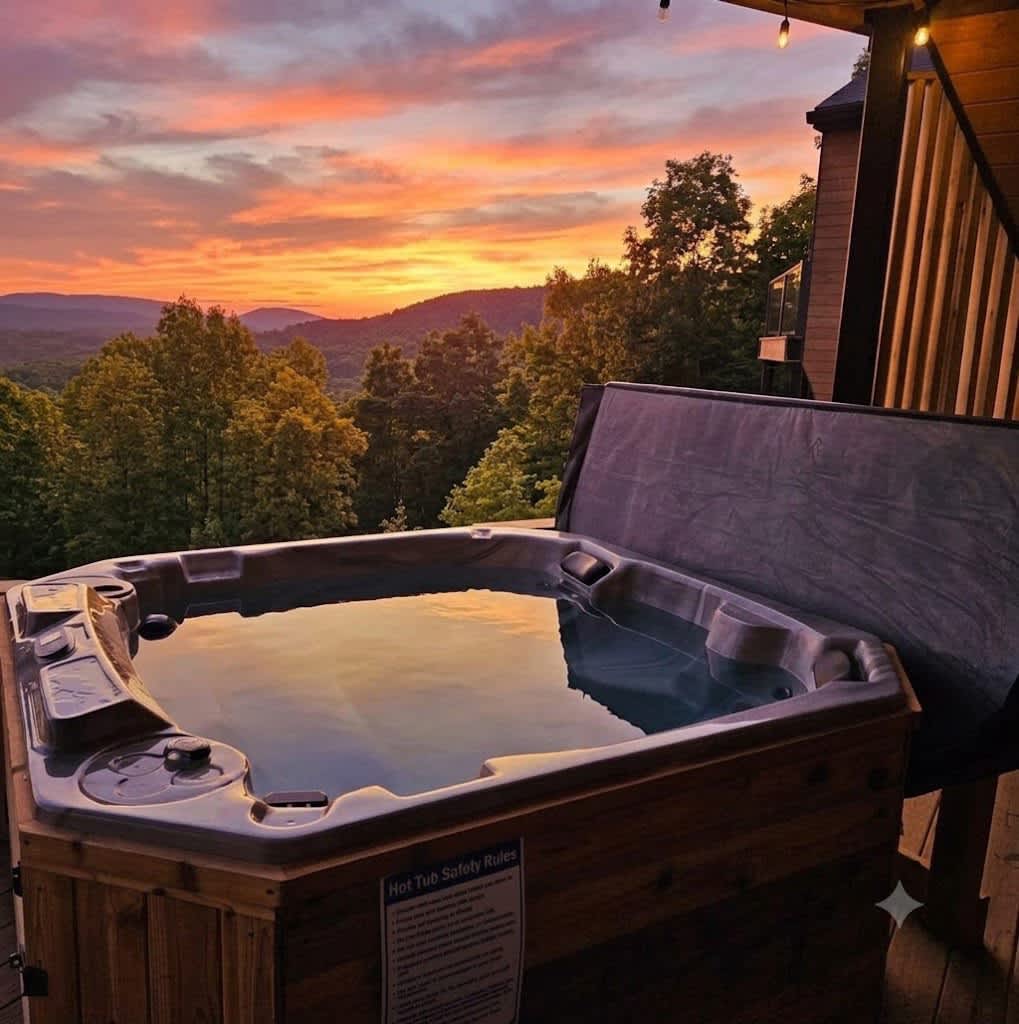 Twilight Timber at Saluda Mountain Retreats!