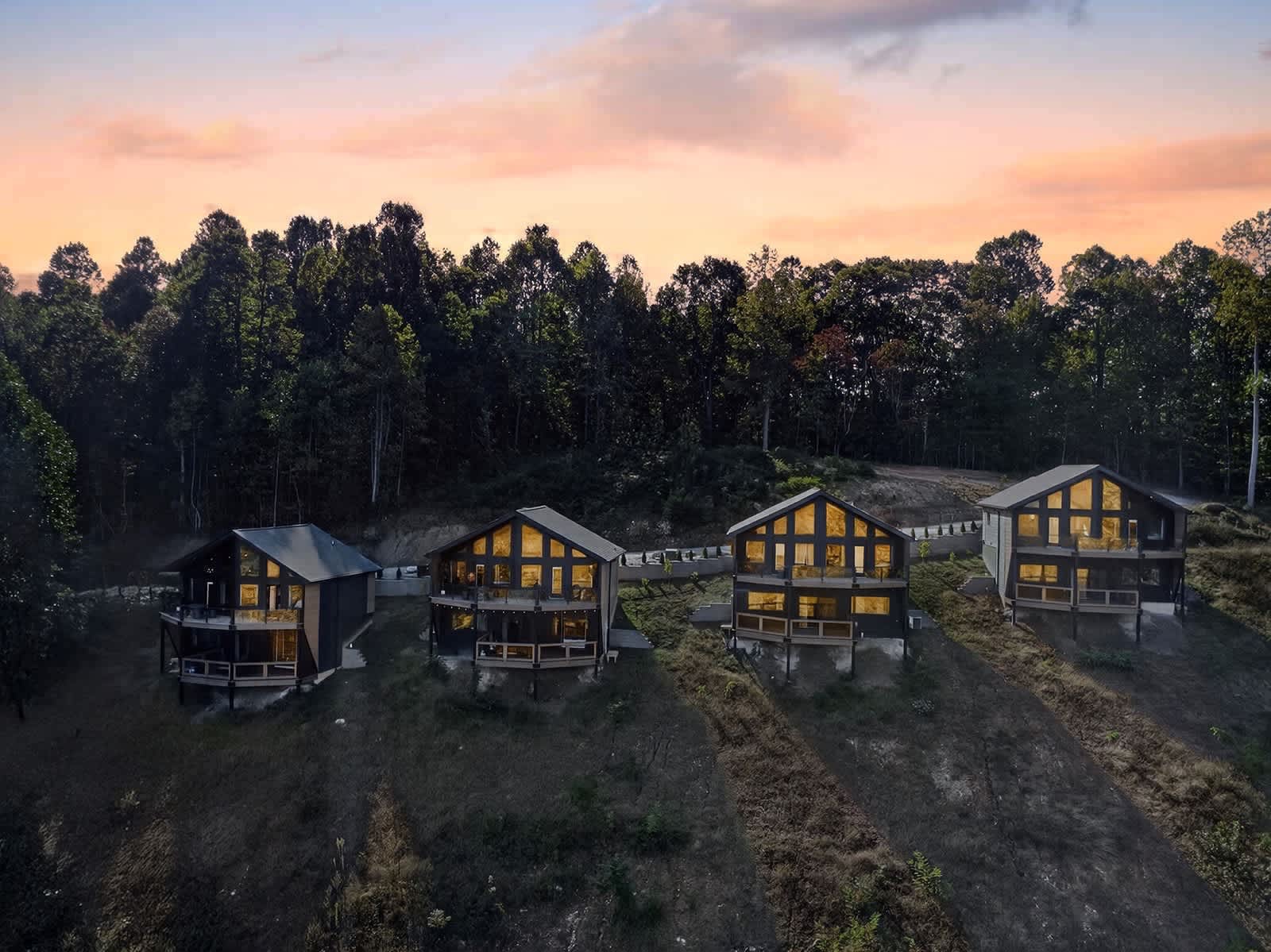 Twilight Timber at Saluda Mountain Retreats!