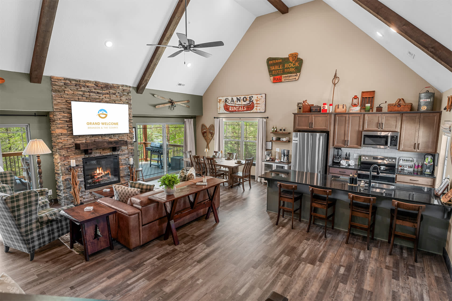 Enjoy the breezy, open layout of the main-level living spaces​