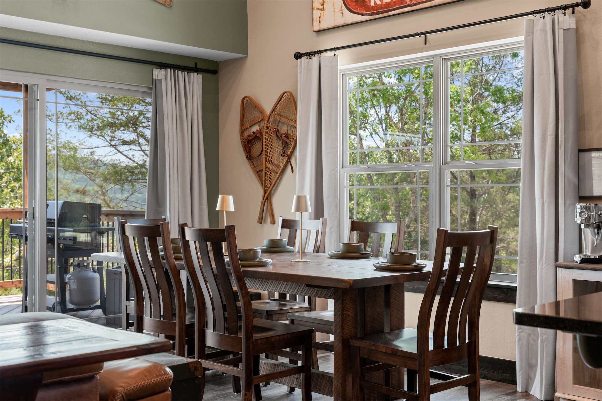 Make mealtime memories together at the dining table, seating 6​