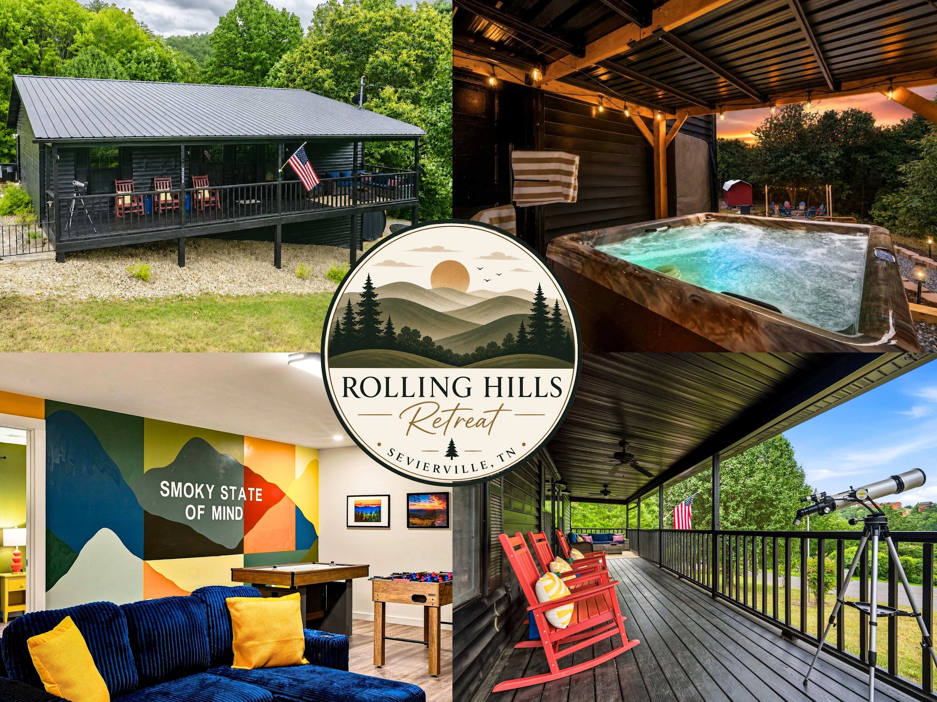 Rolling Hills Retreat | Hot Tub • Fire Pit • Sauna - Pigeon Forge, TN