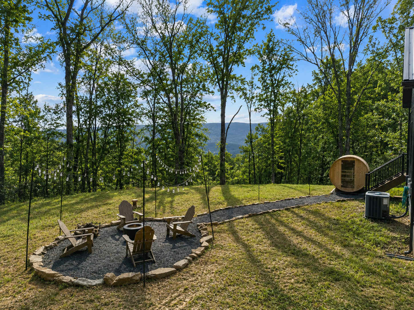 Modern Cabin Retreat w Hot Tub, Sauna & Fire Pit