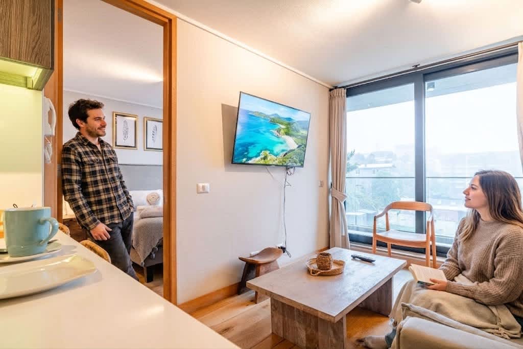 HOM 1-bed facing the lake · Central heating — Puerto Varas, Los Lagos Region — vacation rental