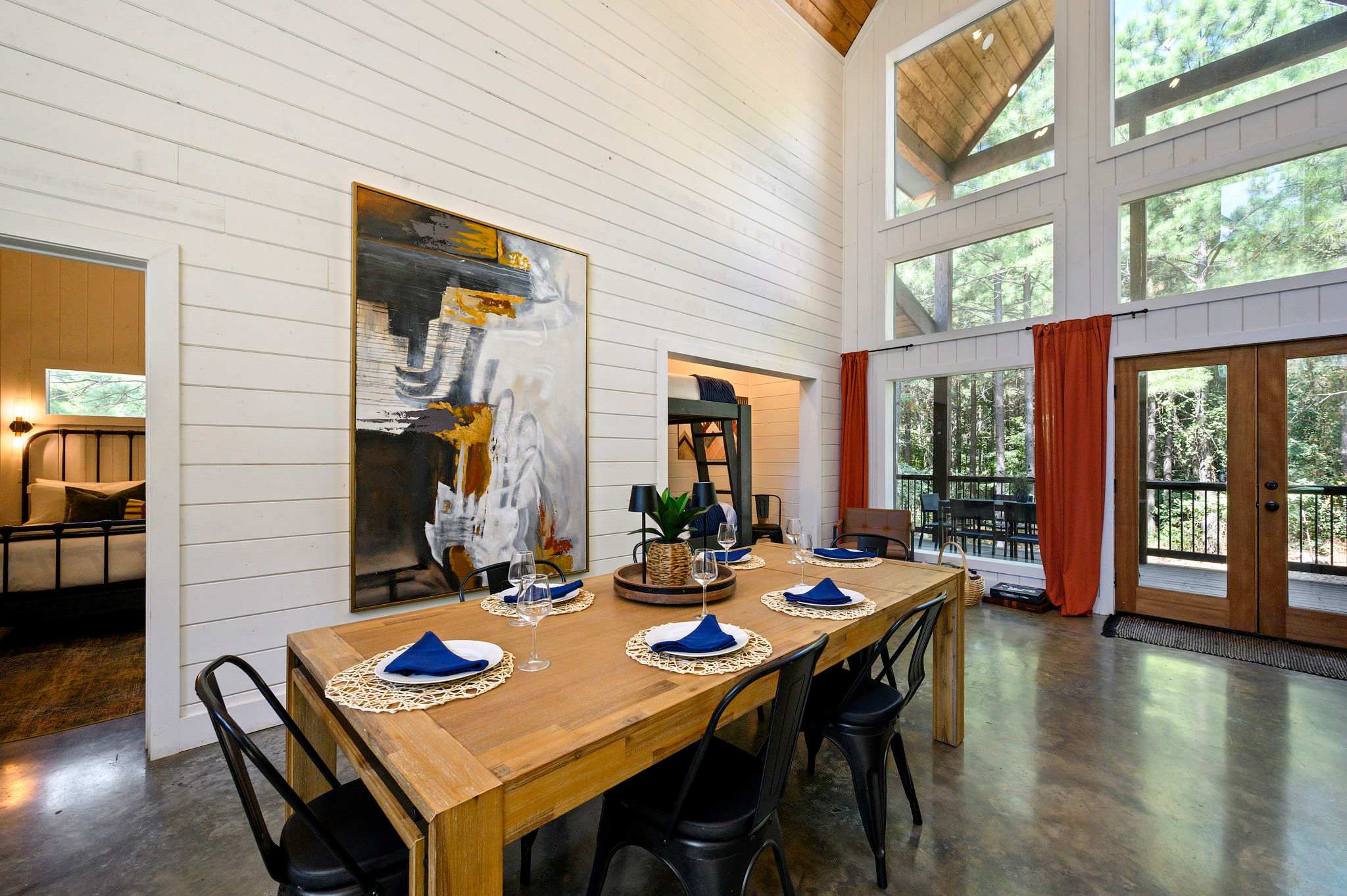 NEW! Modern Cabin - Hot Tub & Fire Pit - Sleeps 6!