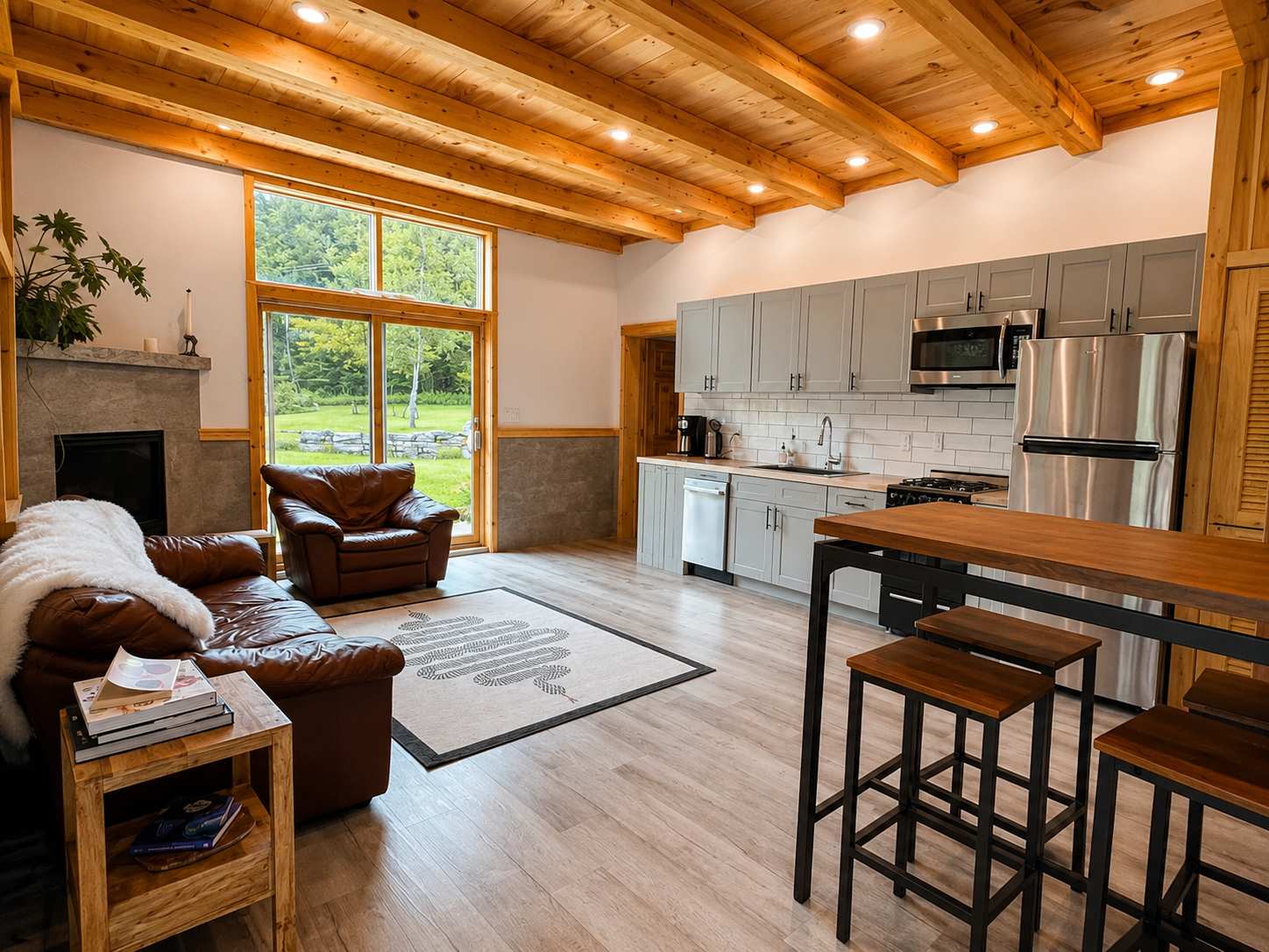 Vermont Cedar Cottage | Fireplace & Pond Views