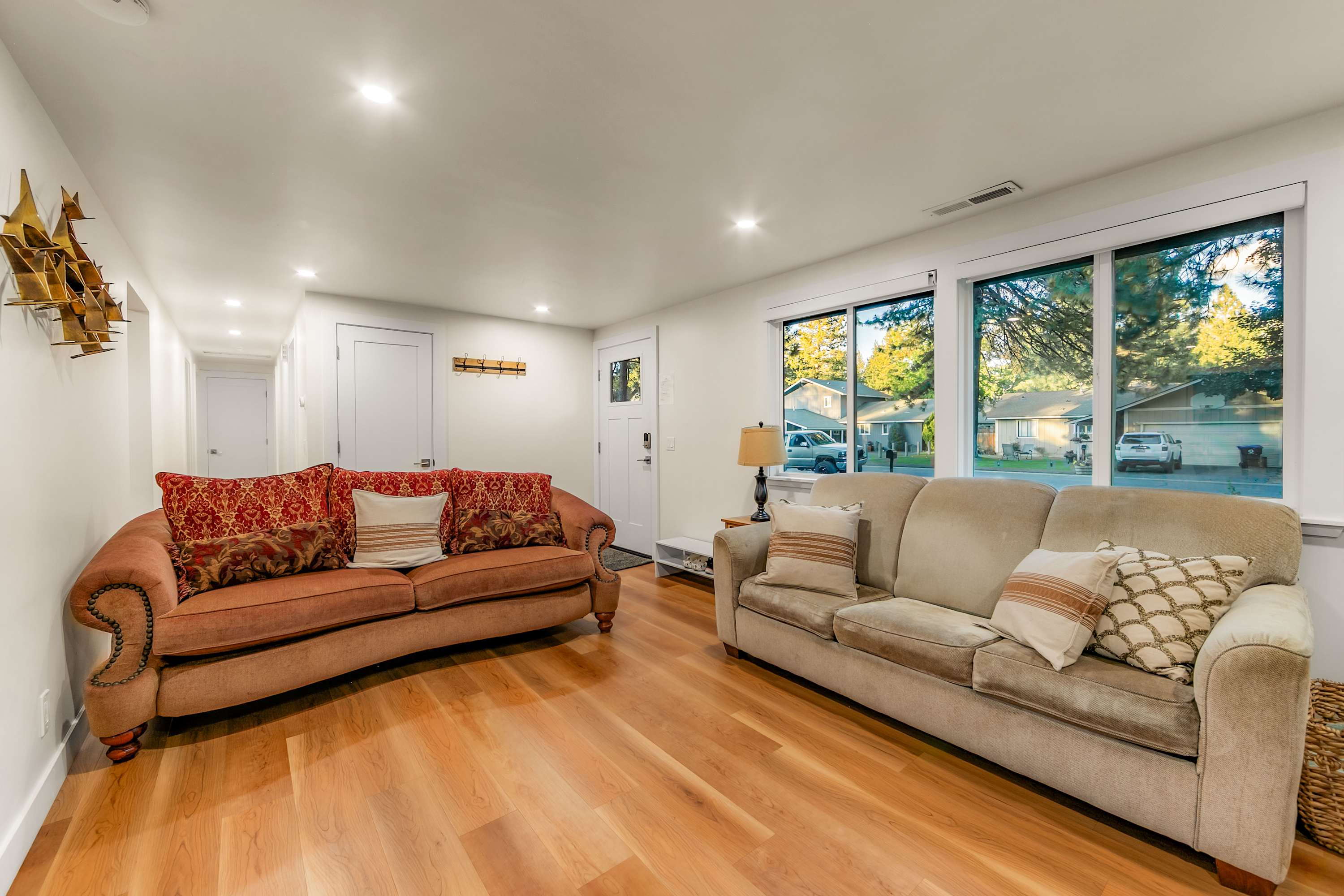 Comfort and connection, all in one cozy space, with extra sleeping space to spare