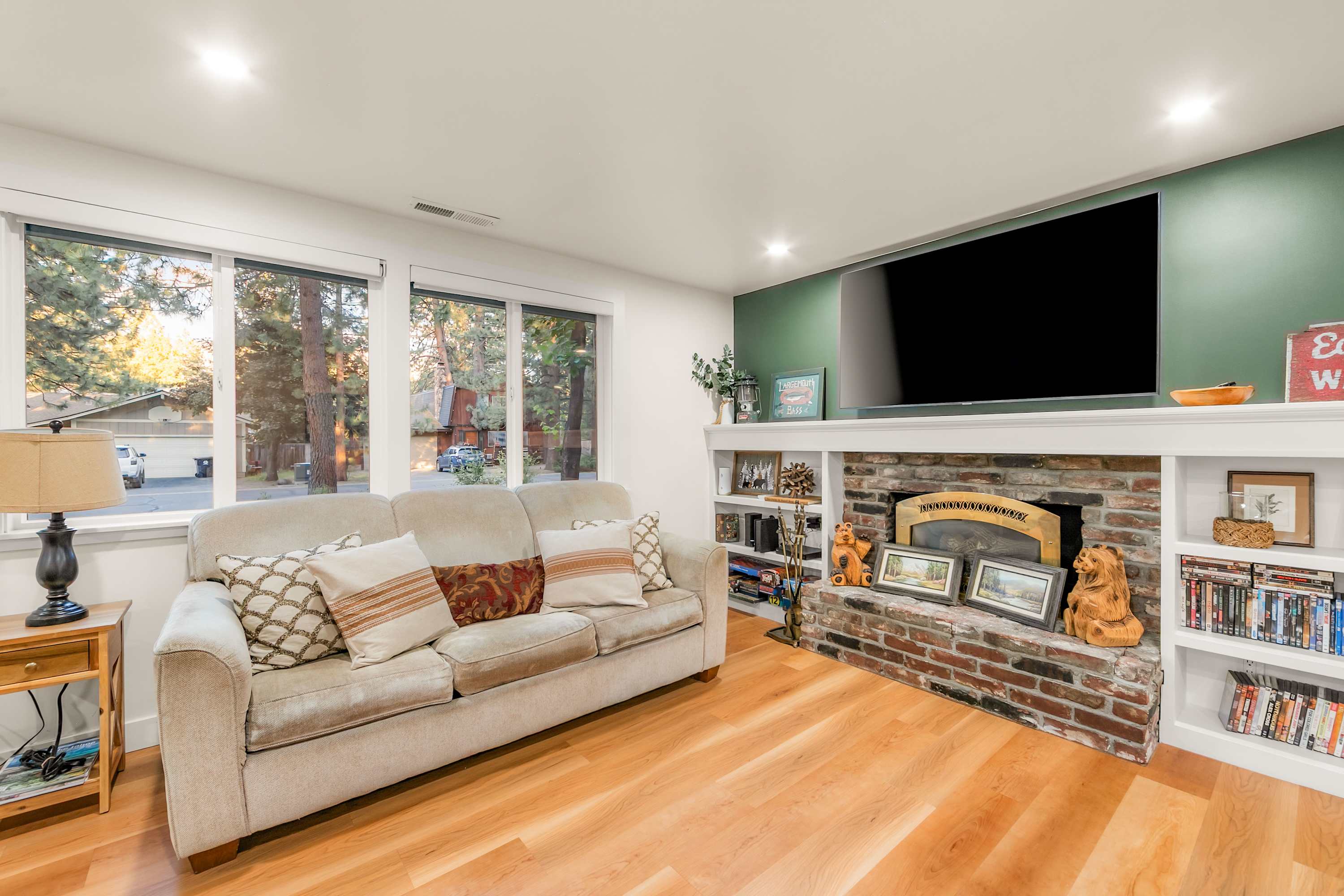 Comfort and connection, all in one cozy space, with extra sleeping space to spare