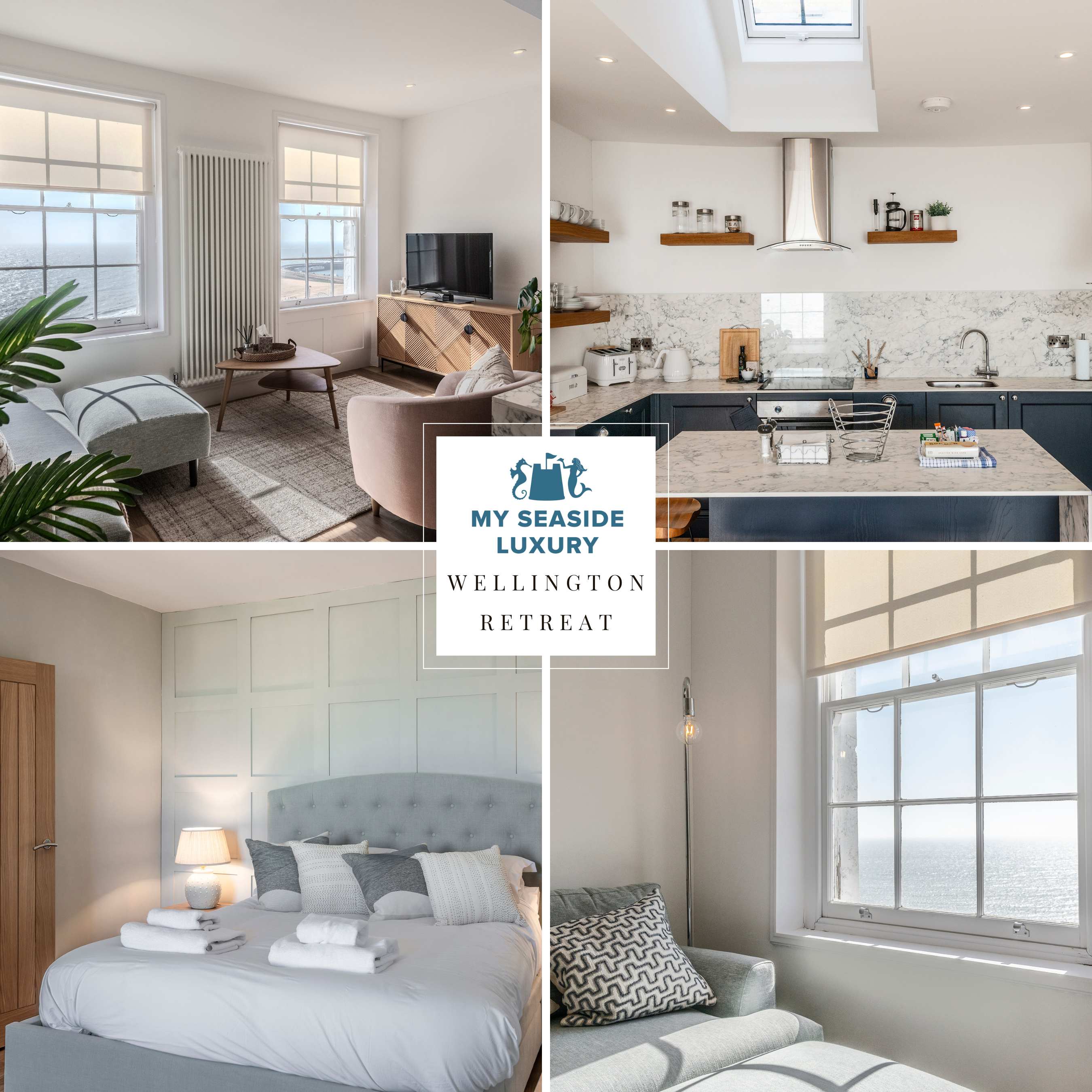 View Wellington Retreat- modern, stylish, sea-views Wellington Retreat- modern, stylish, sea-views serviced apartment - Ramsgate - VivreStays