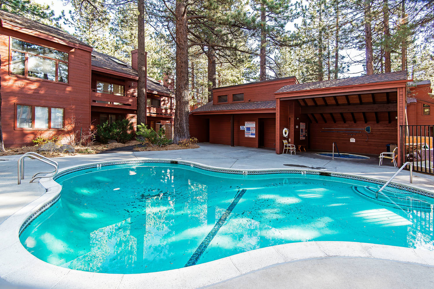 Seasonal community pool