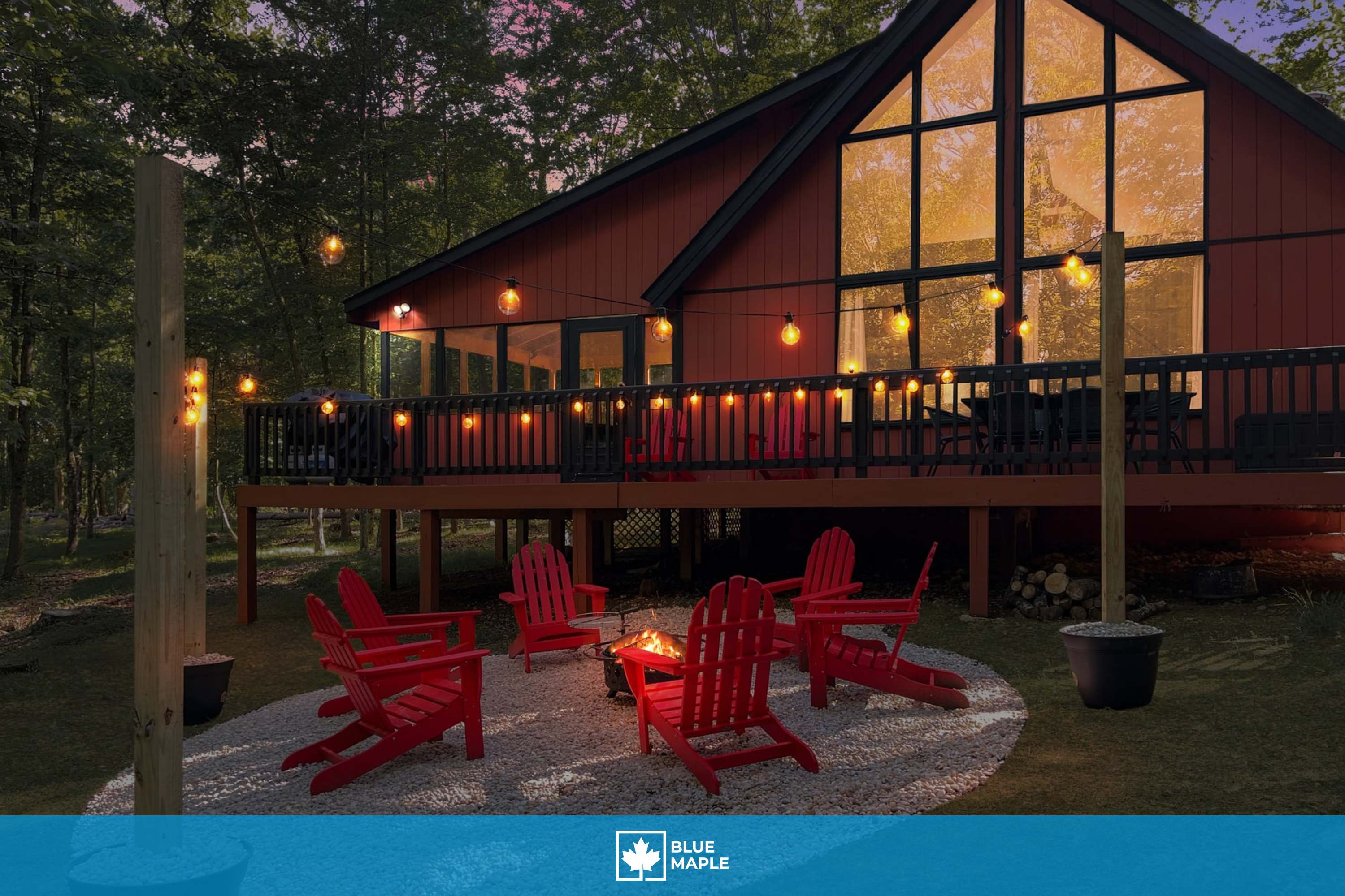 Cozy chalet w/ forest views & hot tub