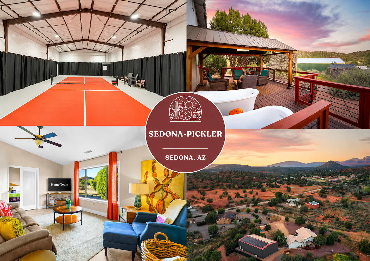 Sedona-Pickler | Pickleball, Tubs & Fire Pit