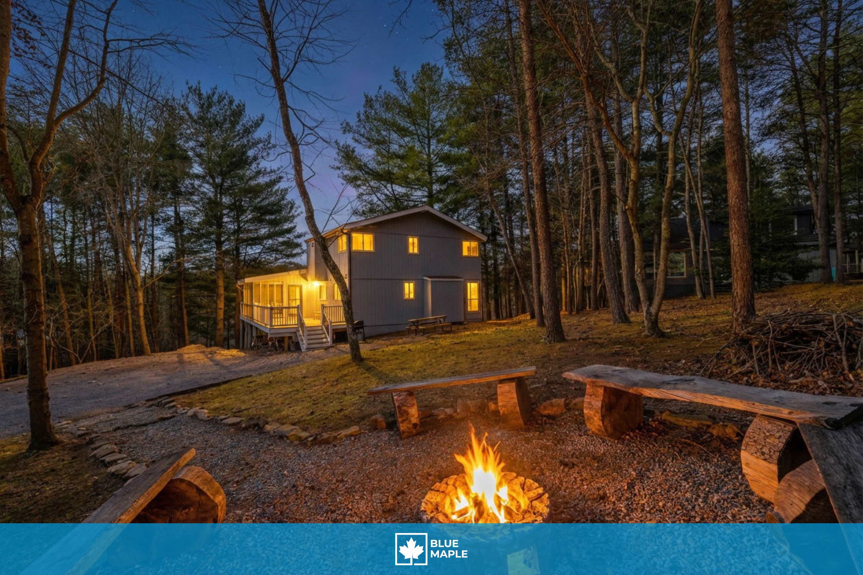 Cabin w Fire Pit, Hot Tub, Screened Porch & More