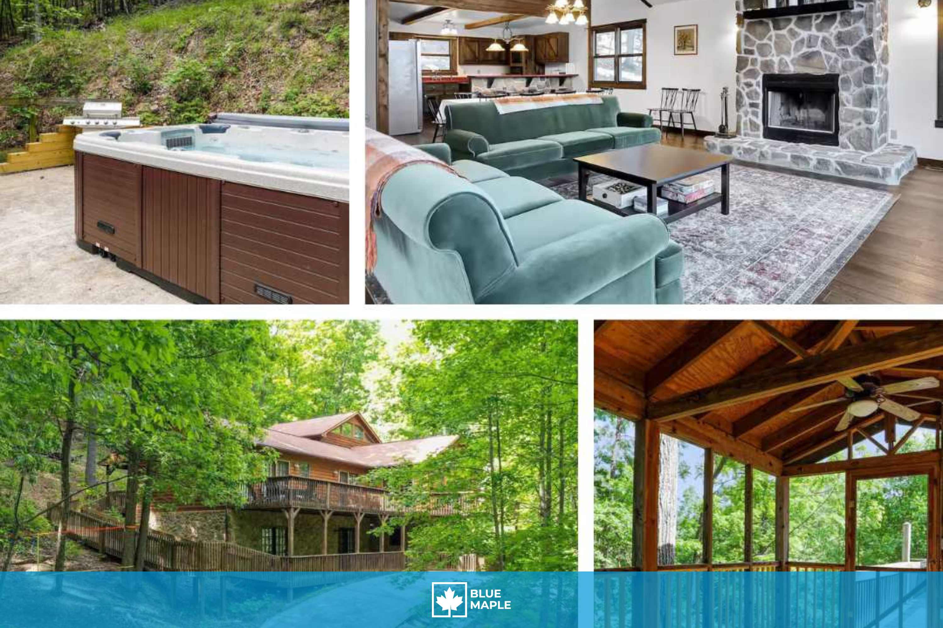 Mountain lodge w/hot tub & game room