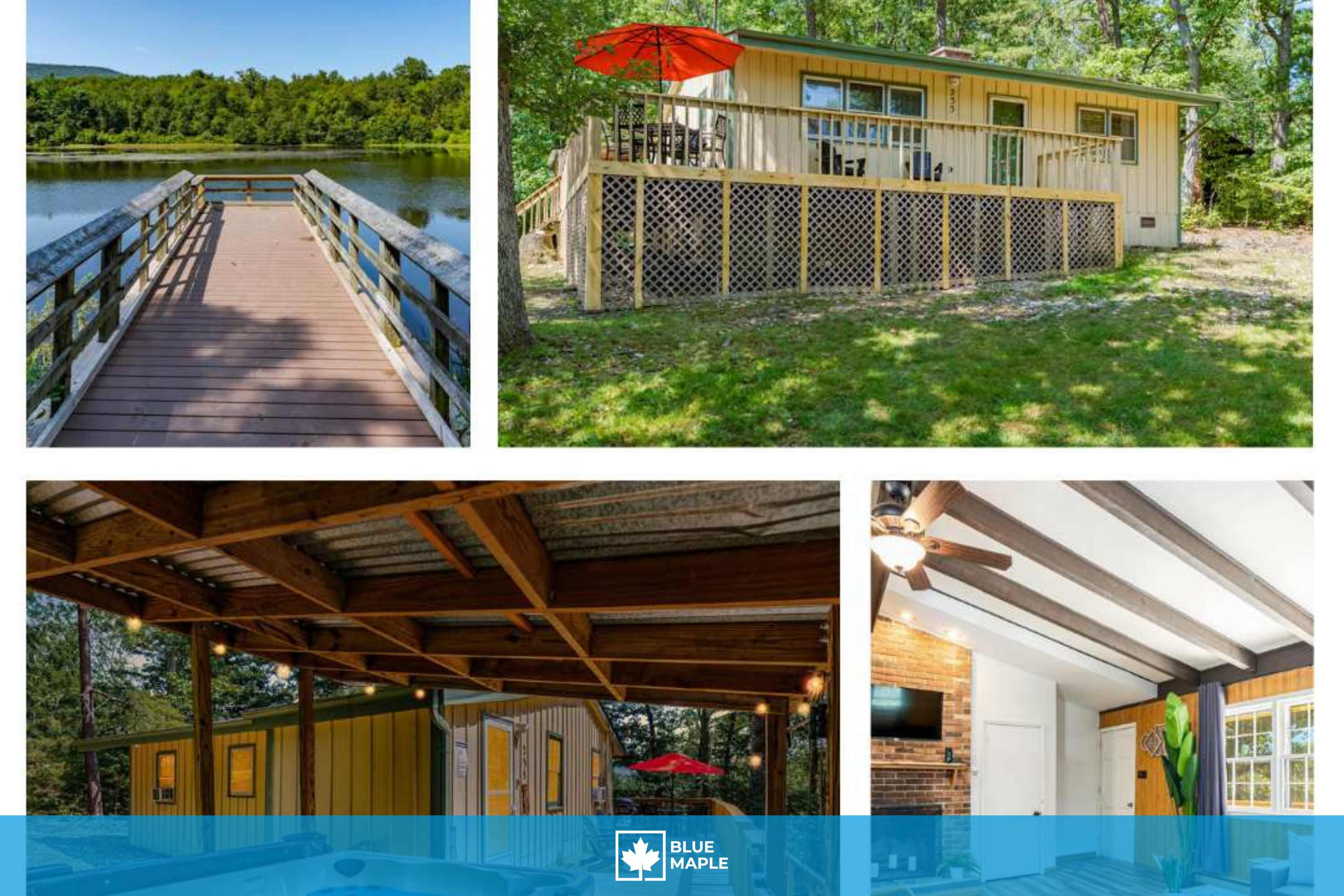 River Access Cabin w Hot Tub, Deck, Grill, & Wifi