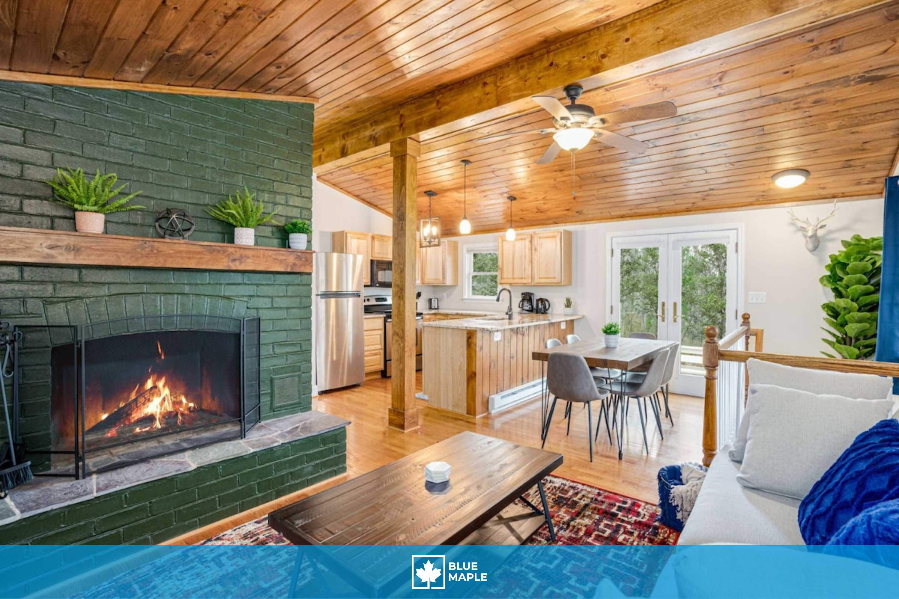 Forest chalet w/ hot tub & BBQ grill