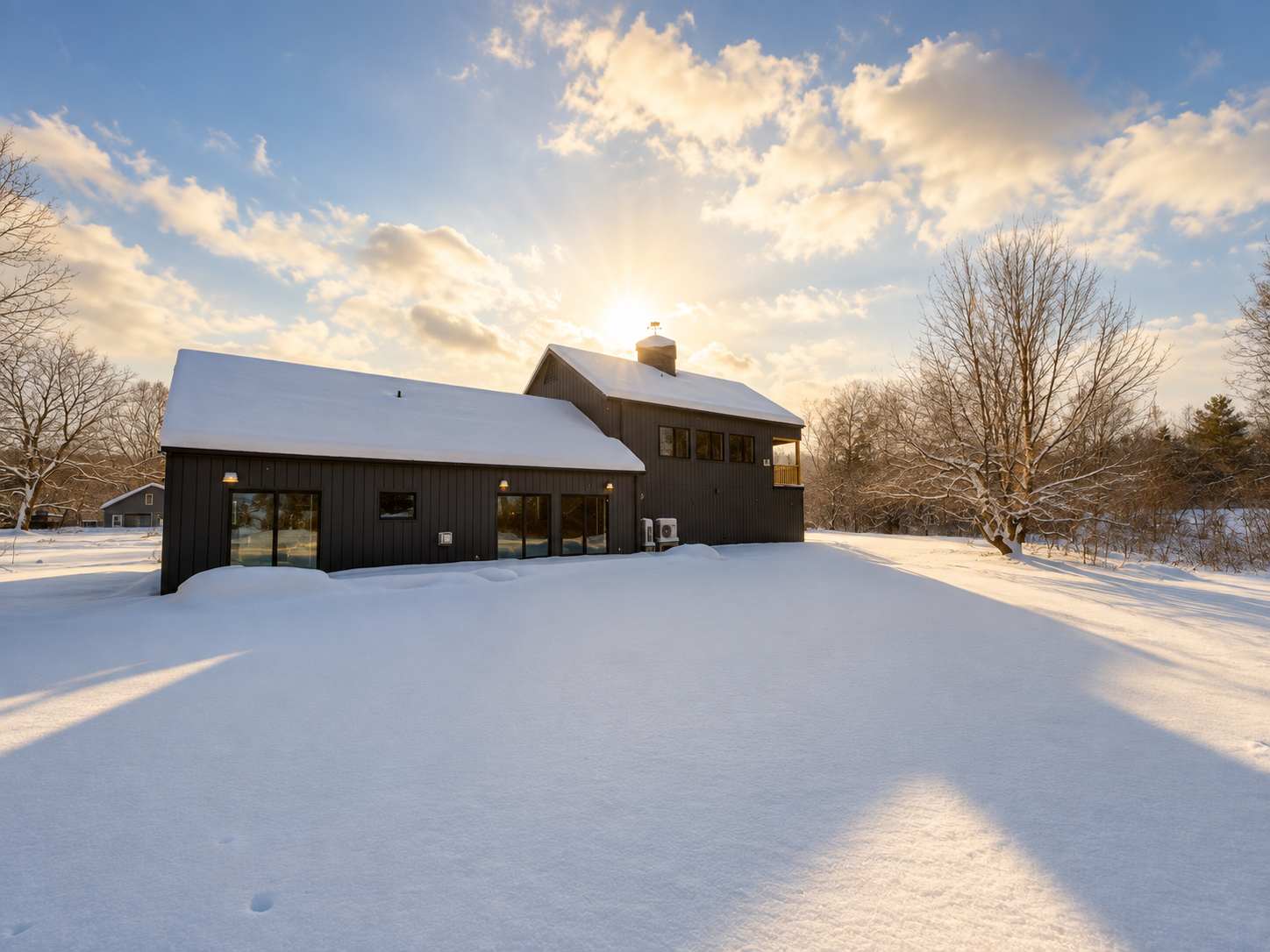 Bear Hearth | Nordic Barn, Stowe Nature Escape