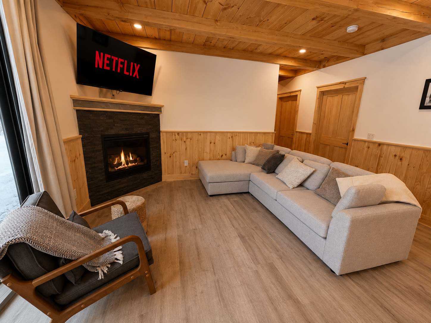 Bear Hearth | Nordic Barn, Stowe Nature Escape