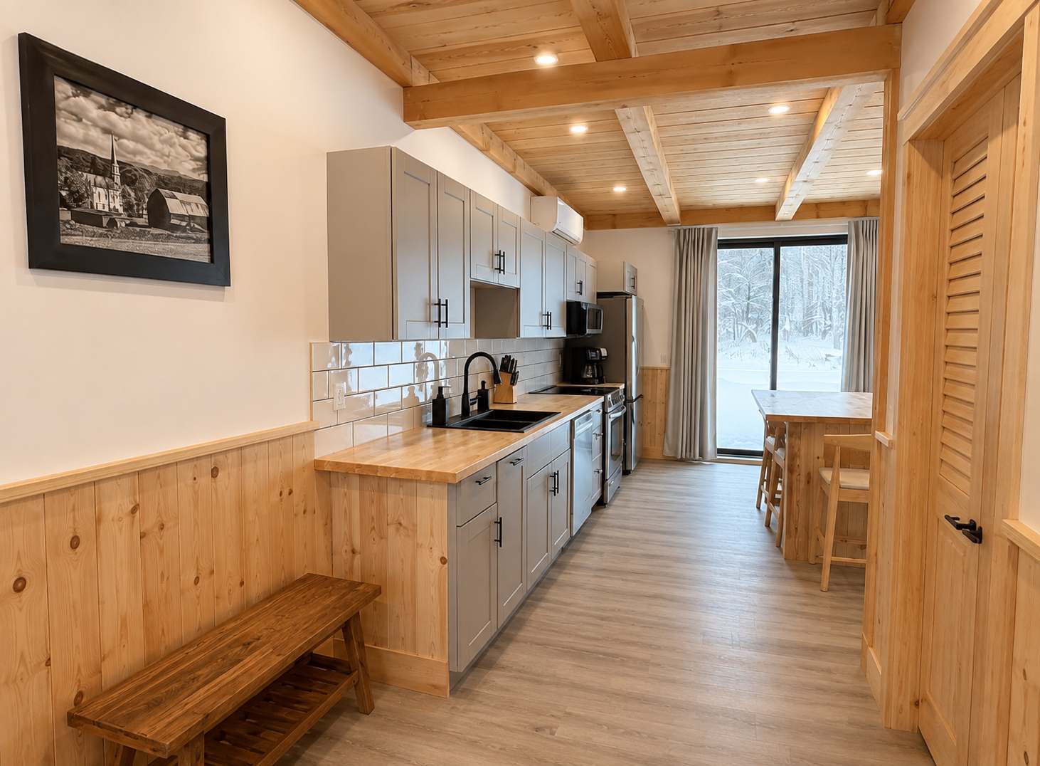 Bear Hearth | Nordic Barn, Stowe Nature Escape