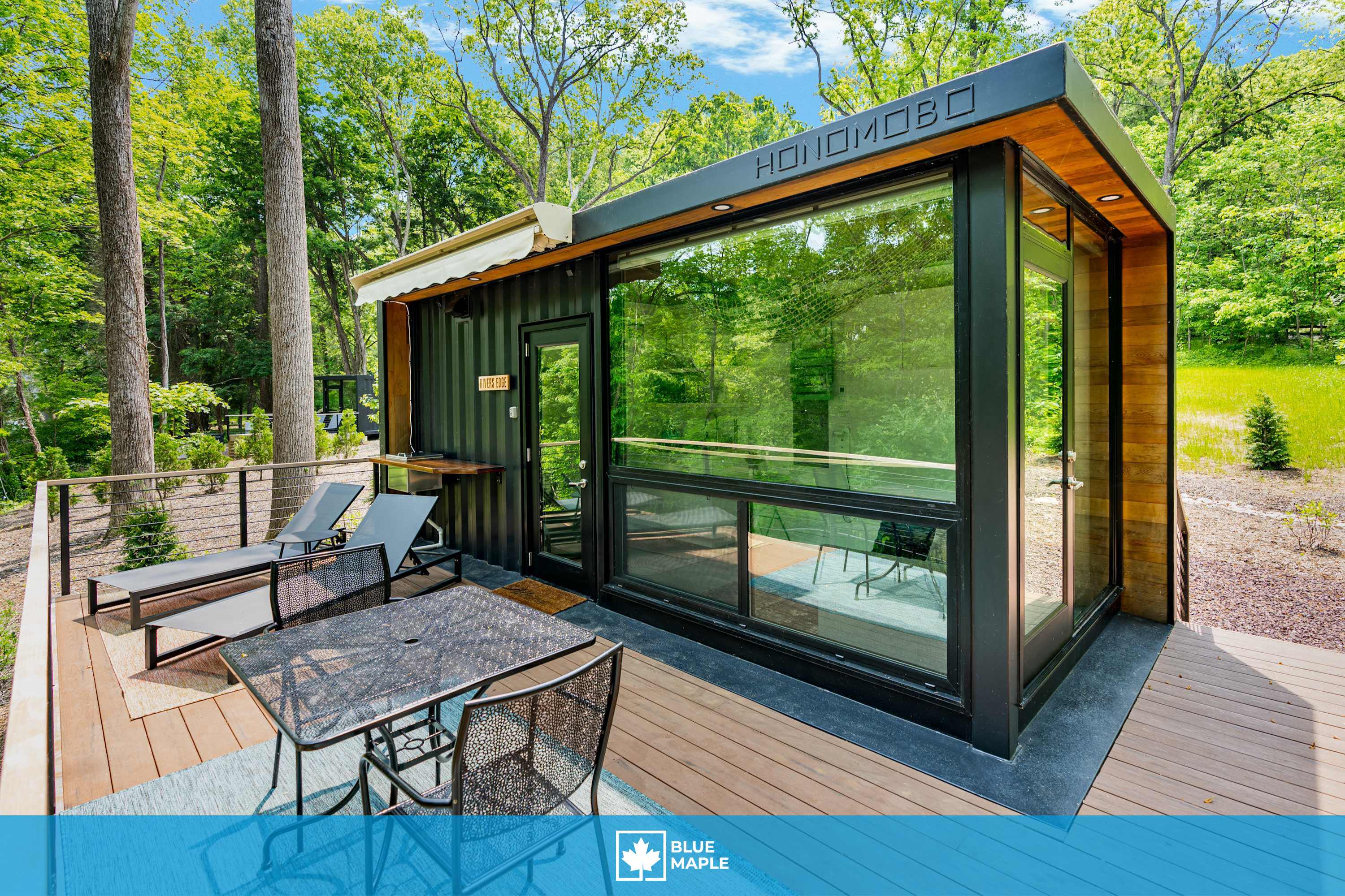 Modern Riverside Cabin w Hot Tub, Fire Pit, Kayaks