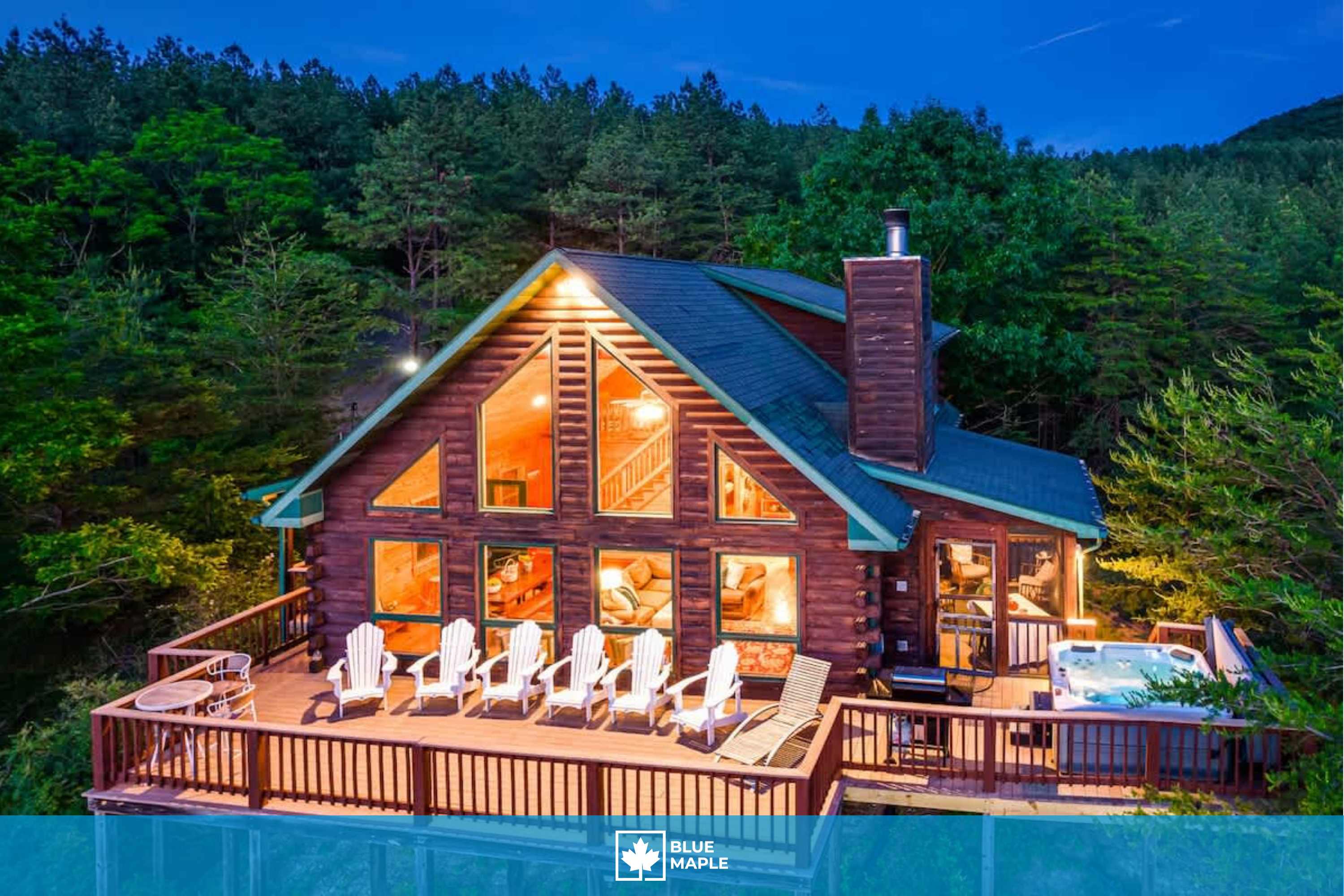 Mountain Cabin w/40 Acres, Hot Tub, FirePit & More