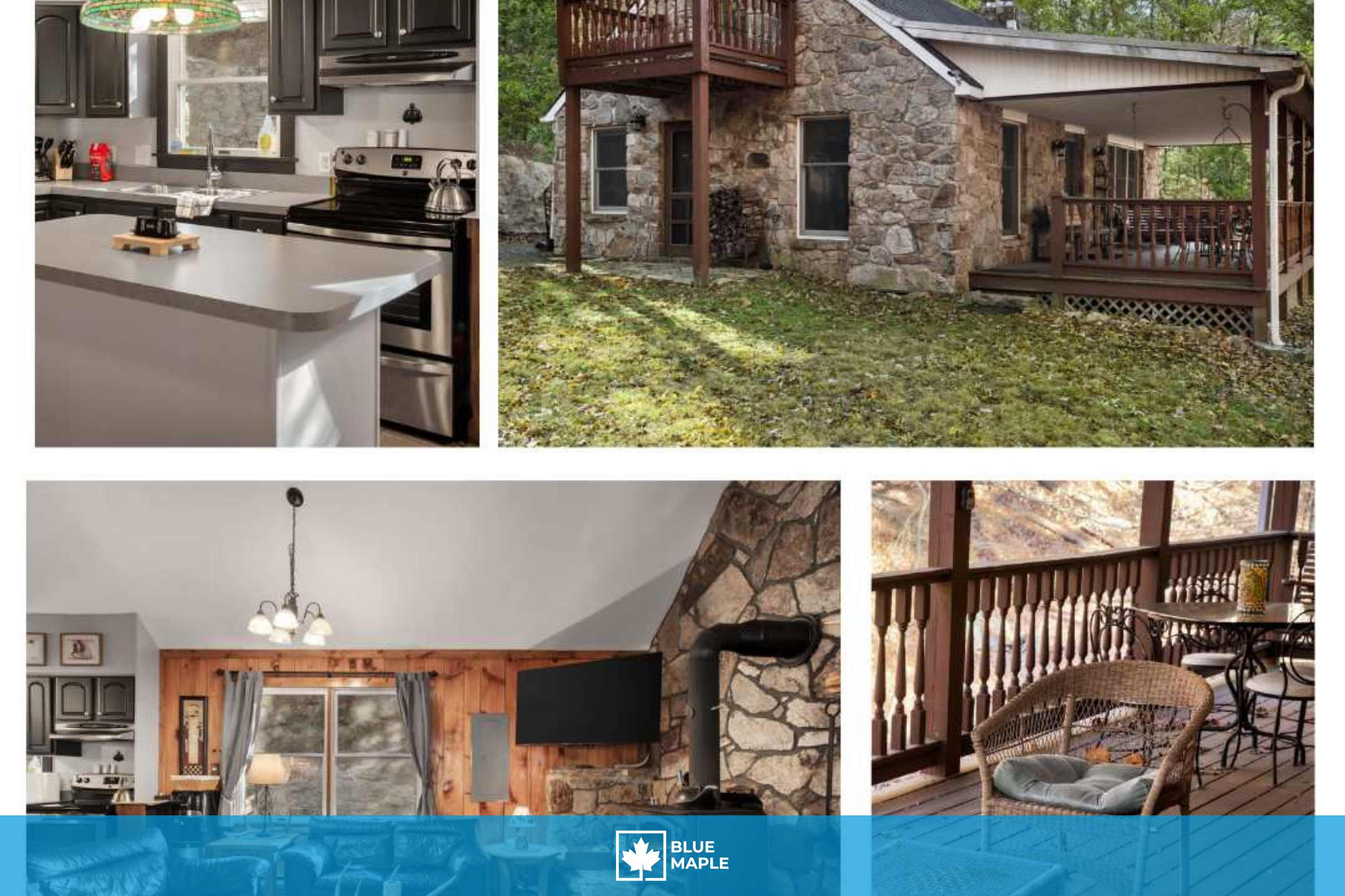 Rustic retreat w/ kitchen & deck