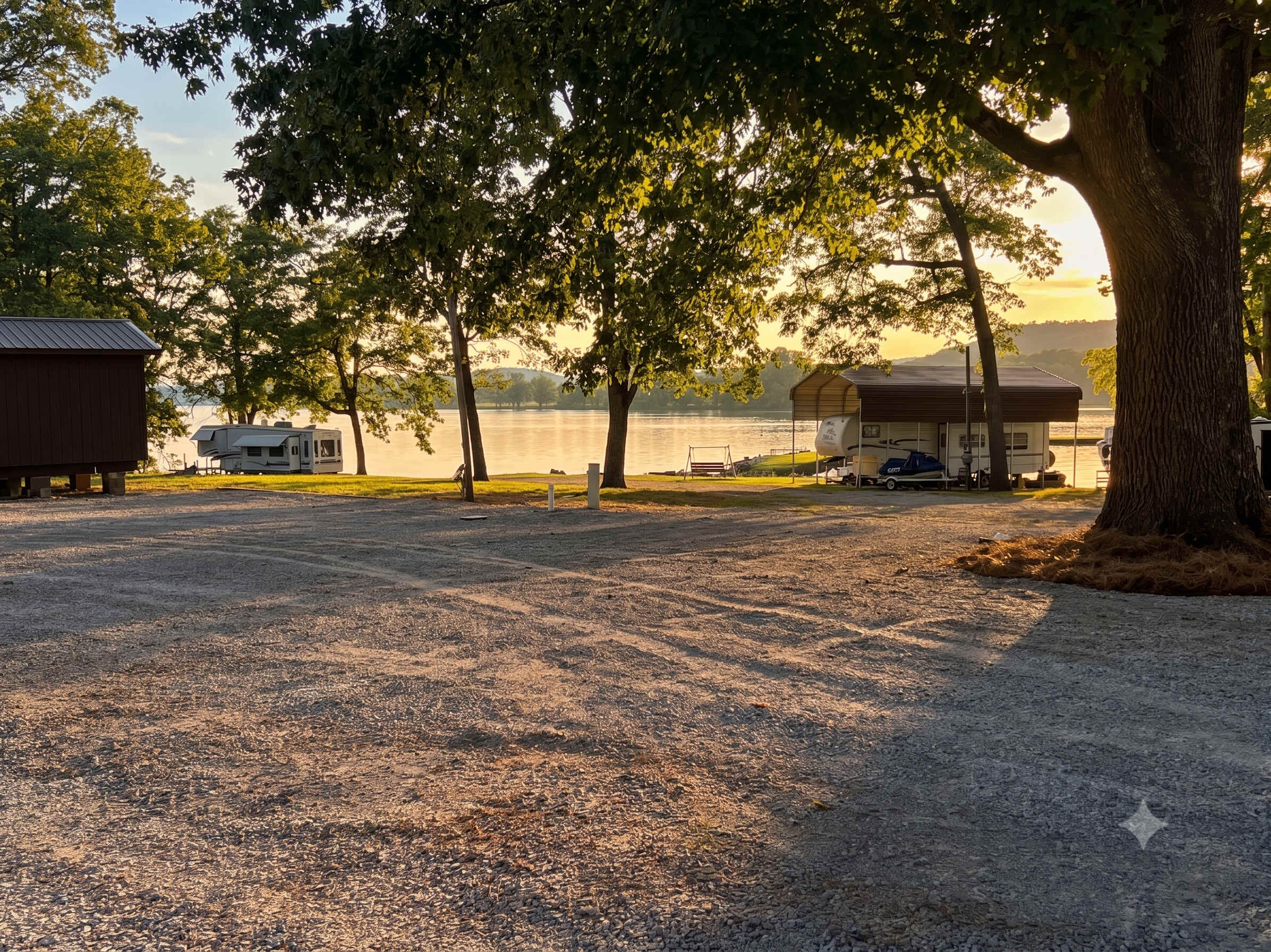 Sunset at Little River Marina