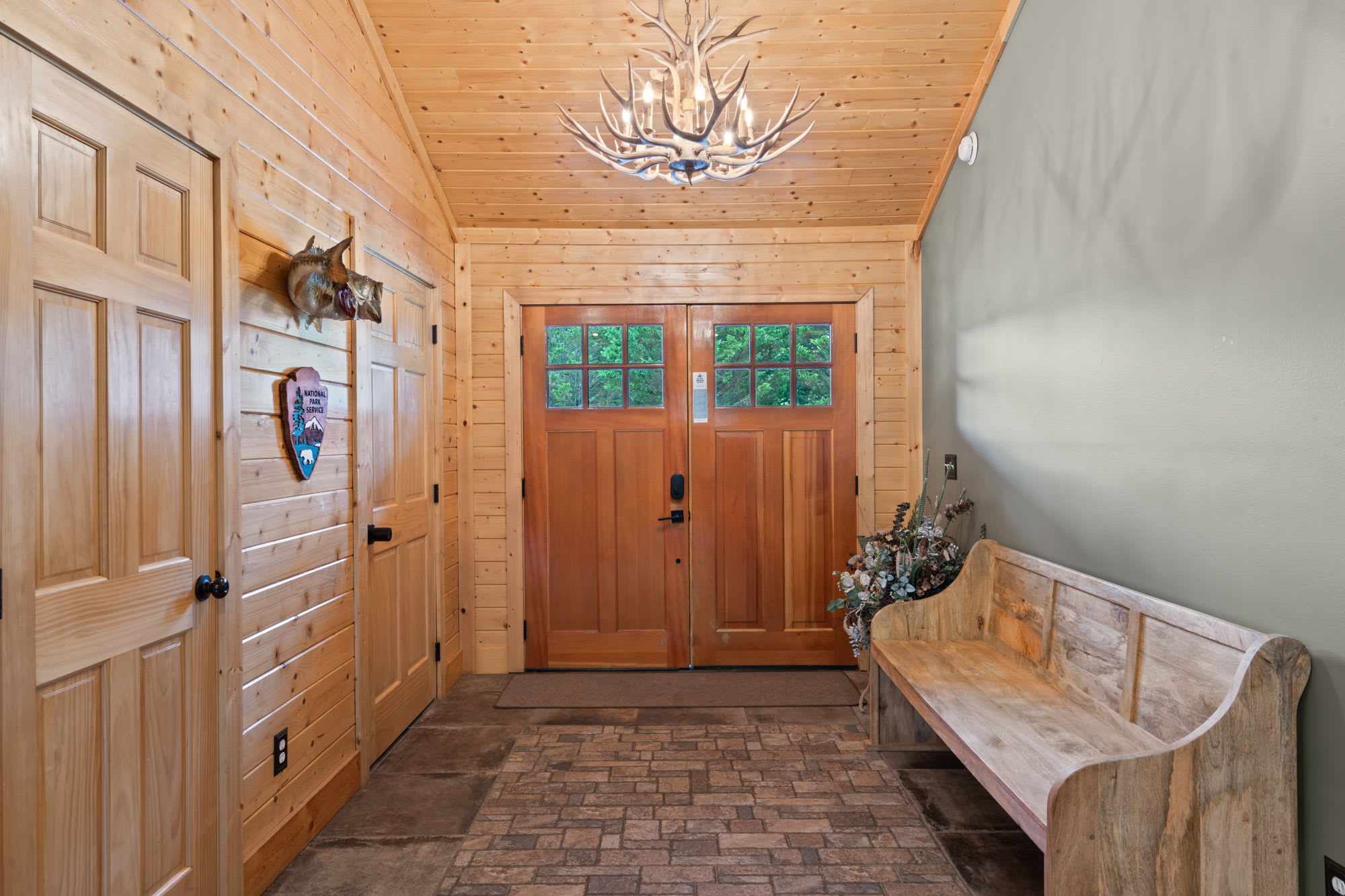 Front entry to The Lodge