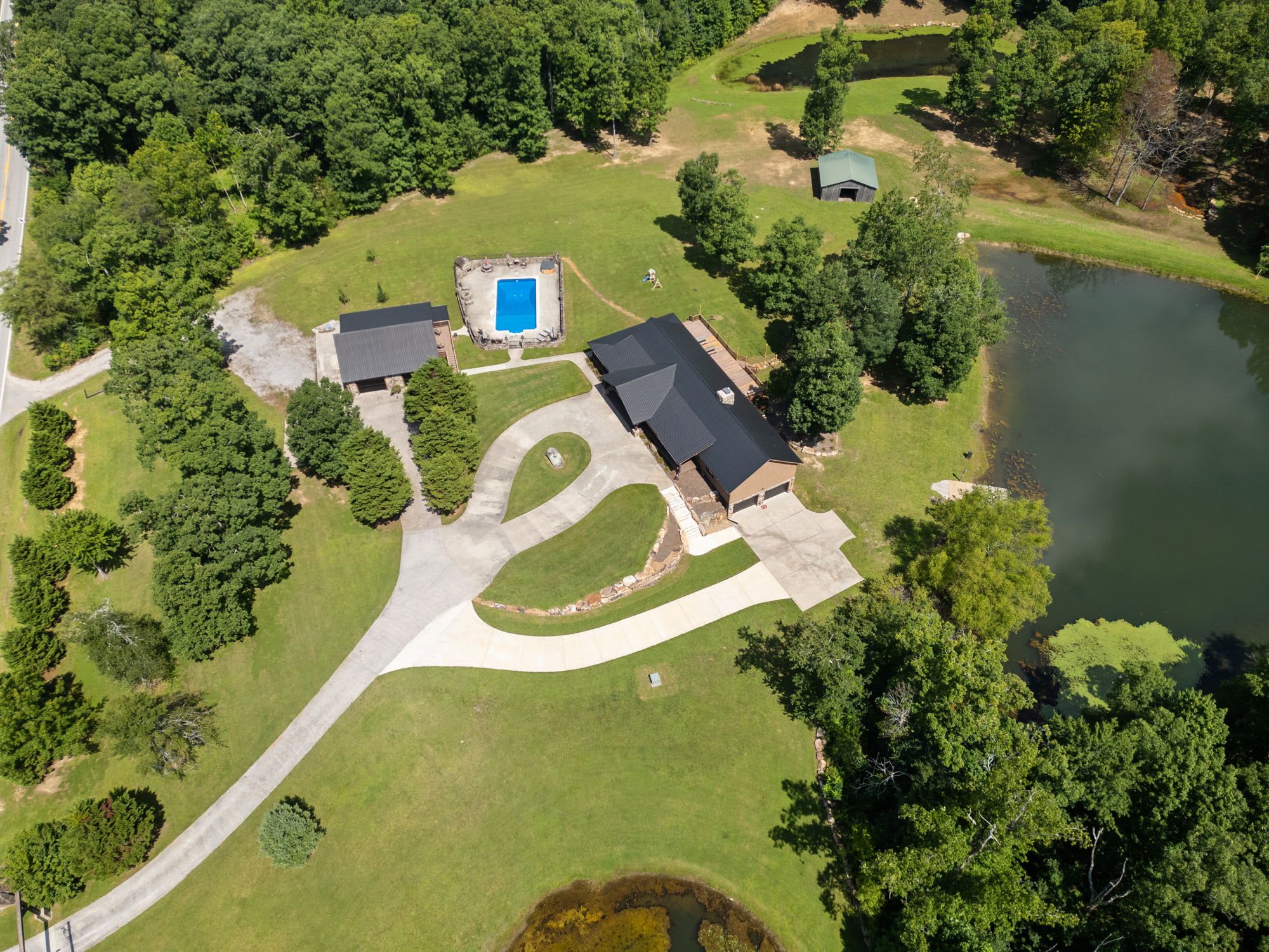 The Lodge at Cloudland ariel view