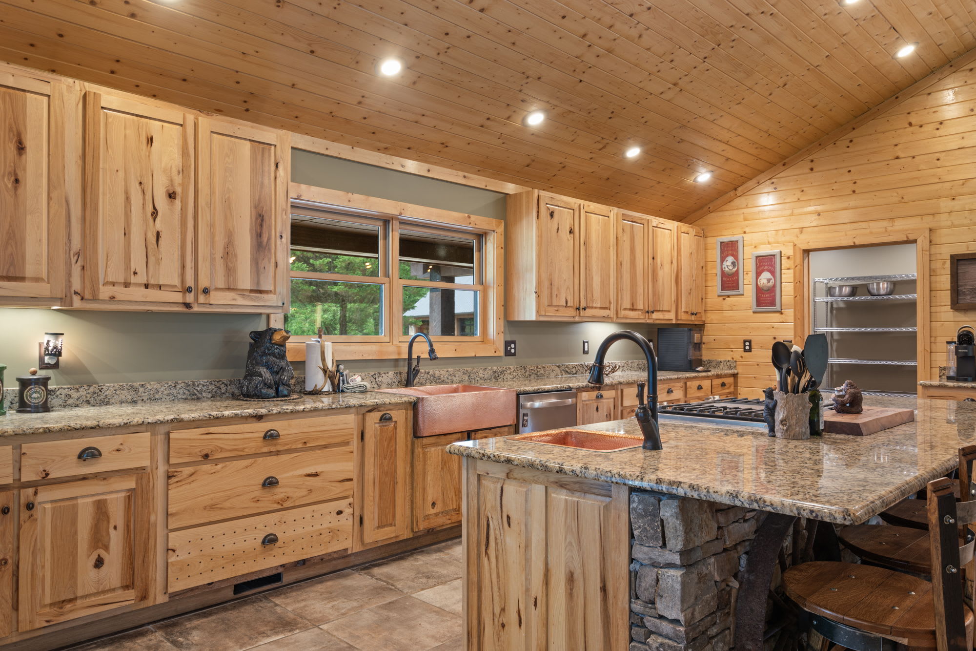Chefs kitchen at The Lodge