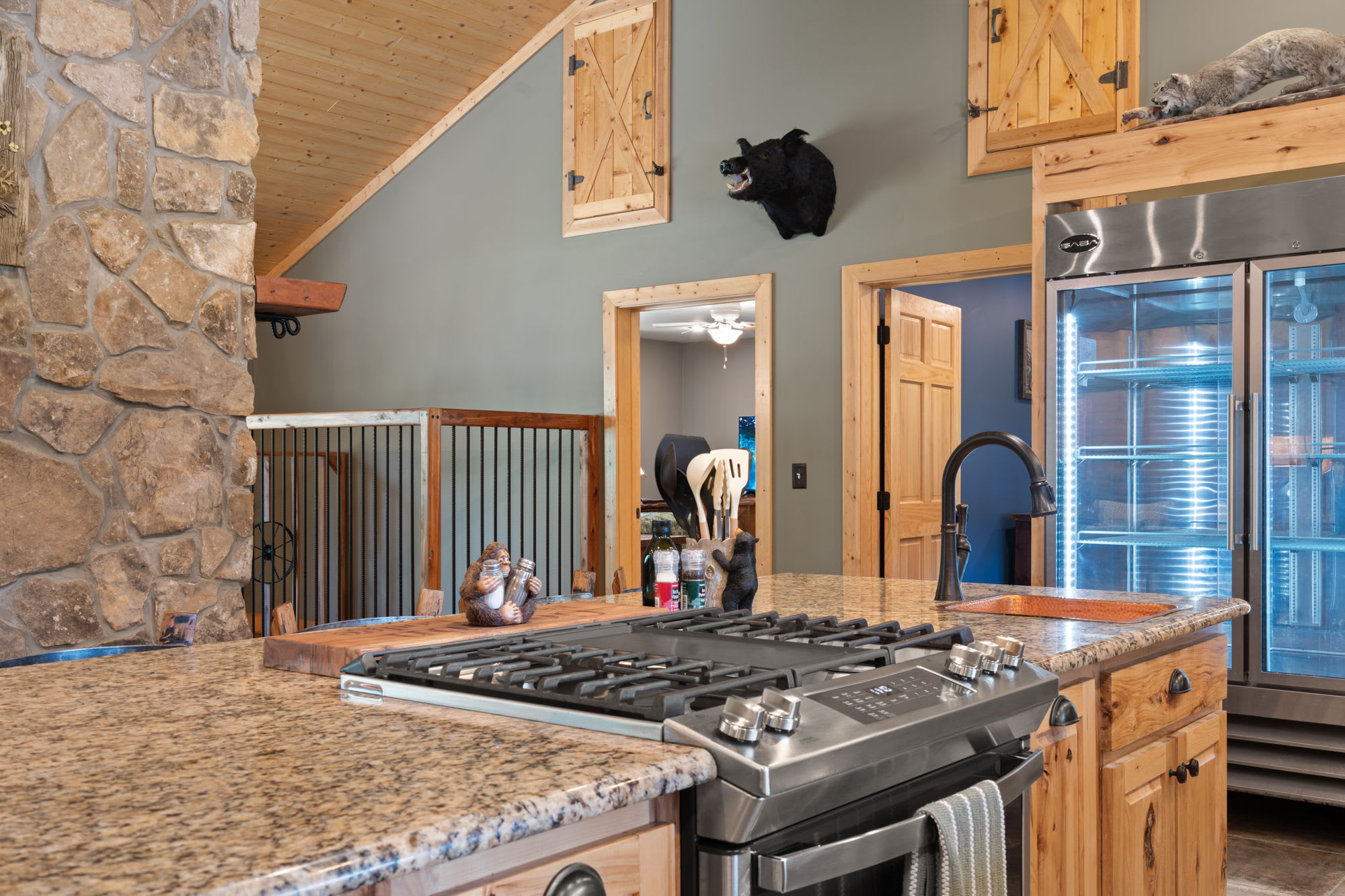 Chefs kitchen at The Lodge
