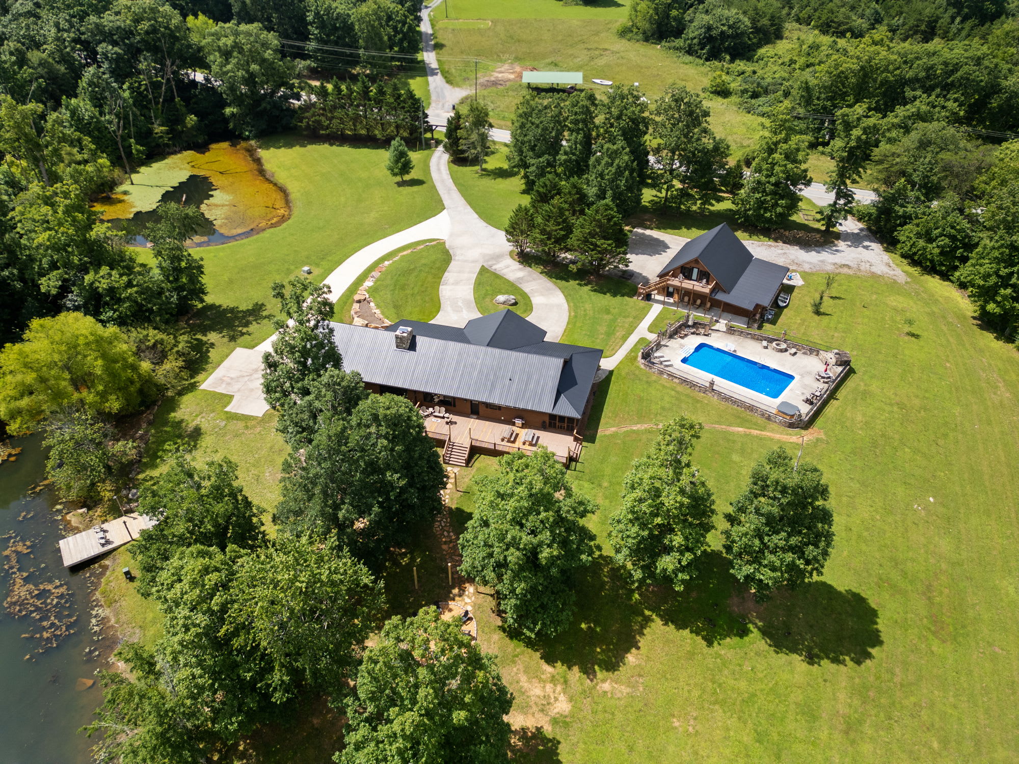 The Lodge at Cloudland ariel view