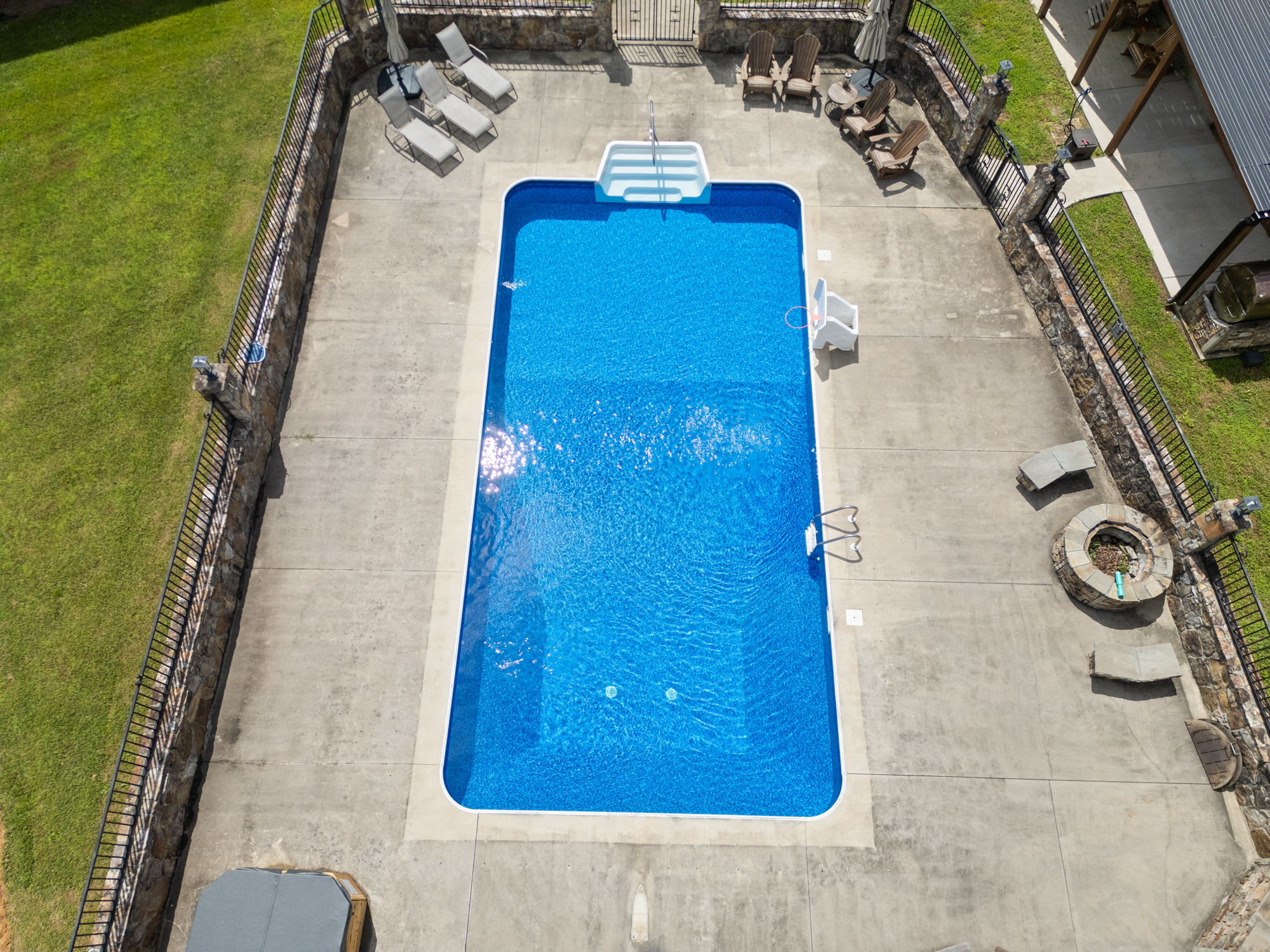 Our pool is open from the beginning of April until the end of September each year