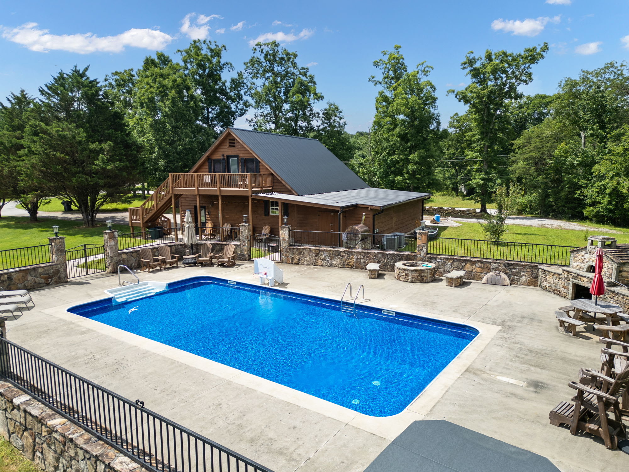 Our pool is open from the beginning of April until the end of September each year