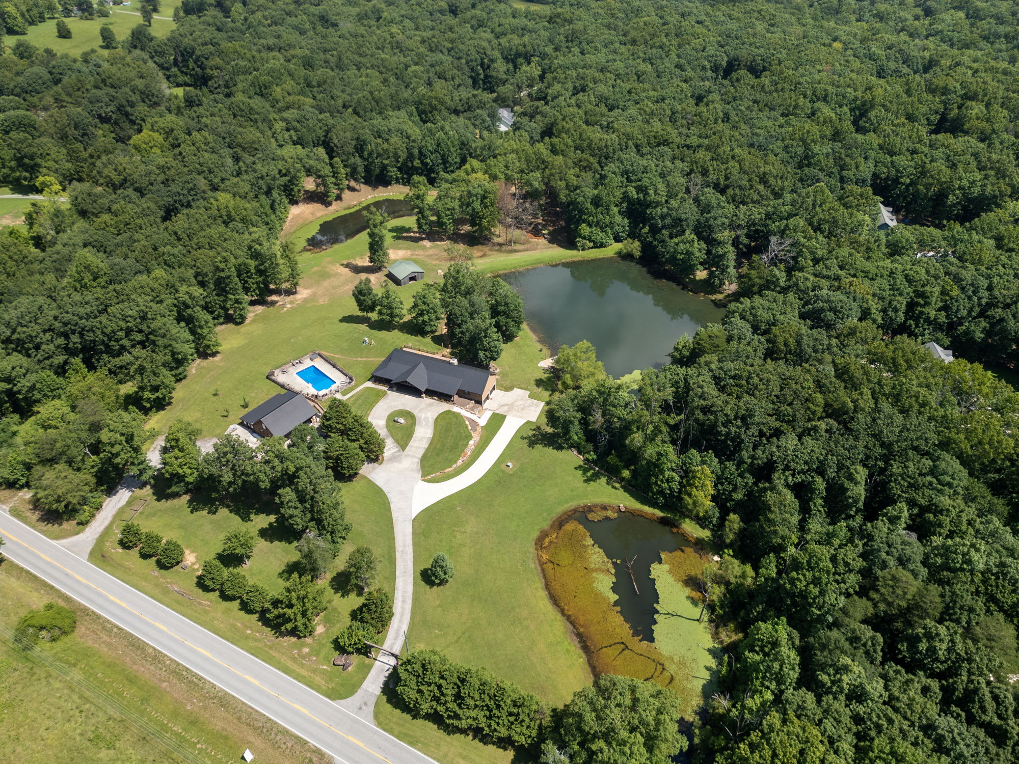 The Lodge at Cloudland ariel view