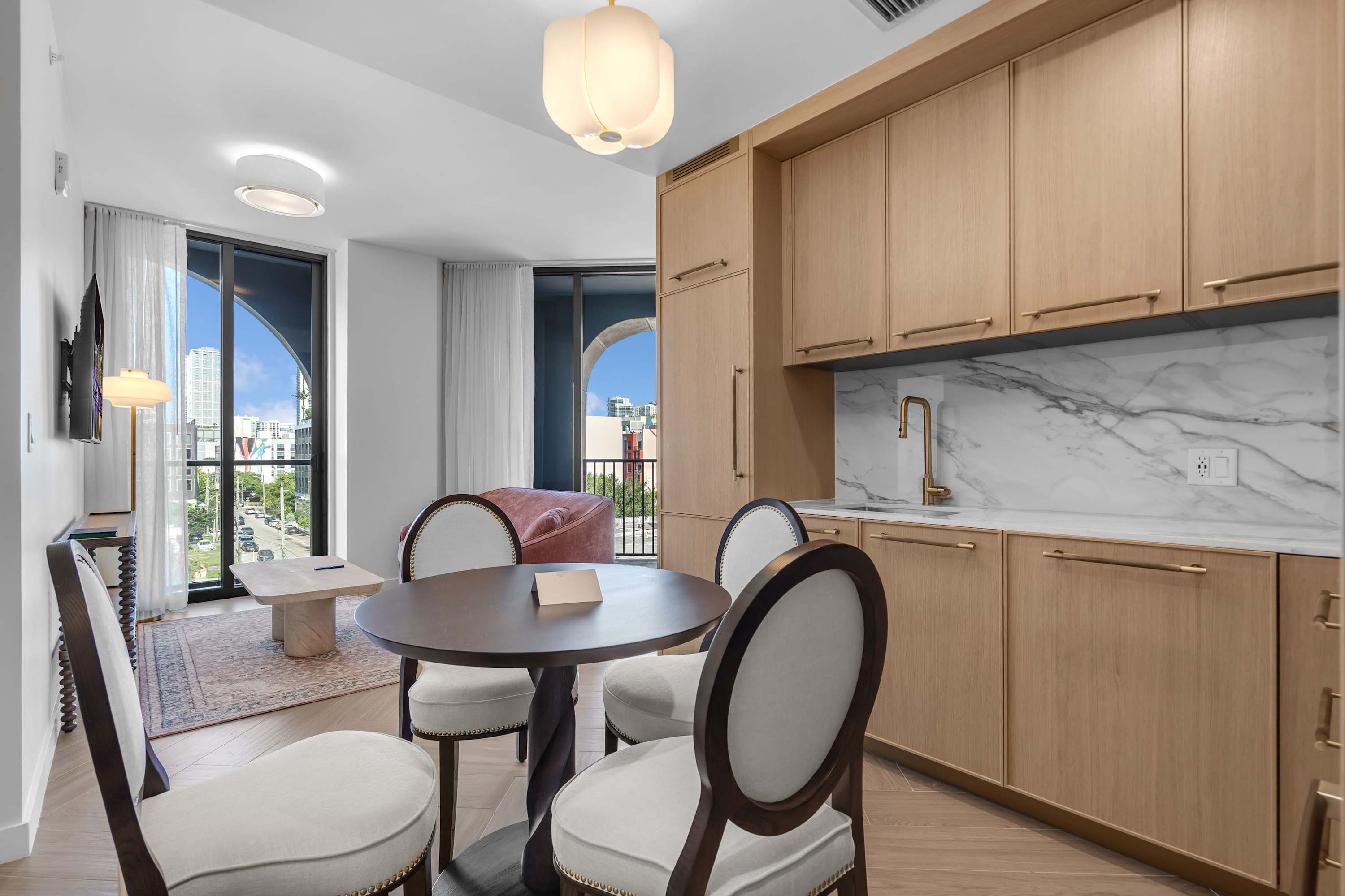 Make mealtime memories together at the kitchen table, seating 4​
