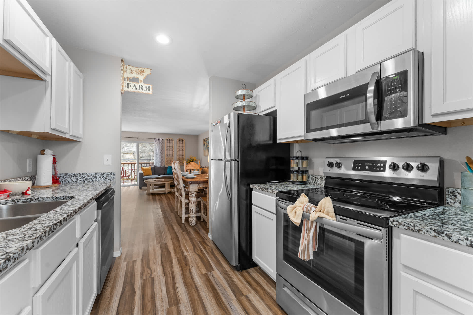 Everything you need to prepare your favorite meals during your stay